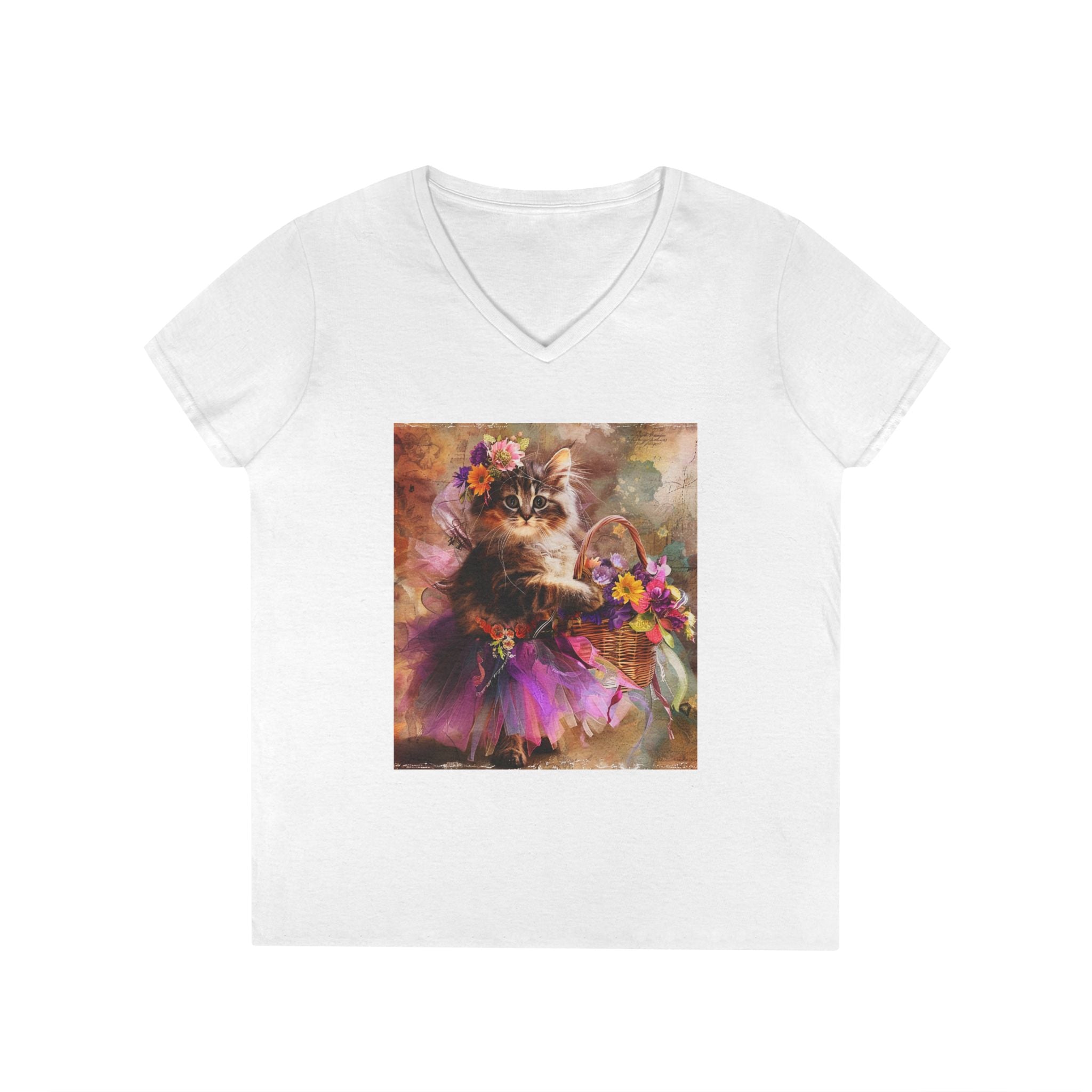 Velvet Bloom Kitten – Enchanted Garden Tee