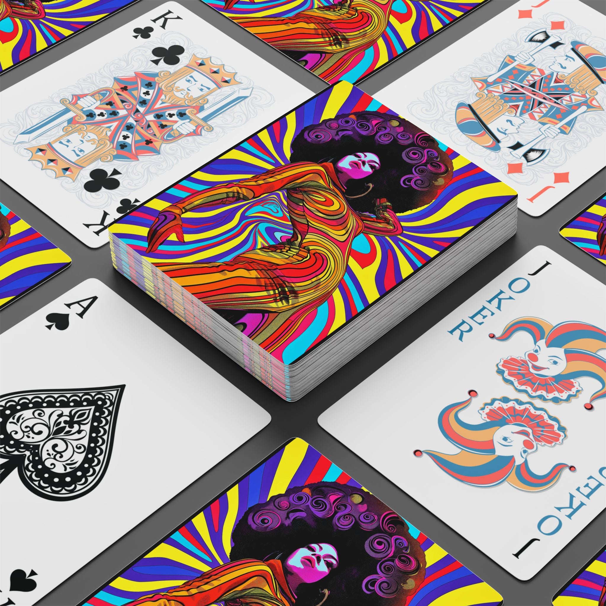 Electric Muse Playing Cards – Psychedelic Disco Art Deck