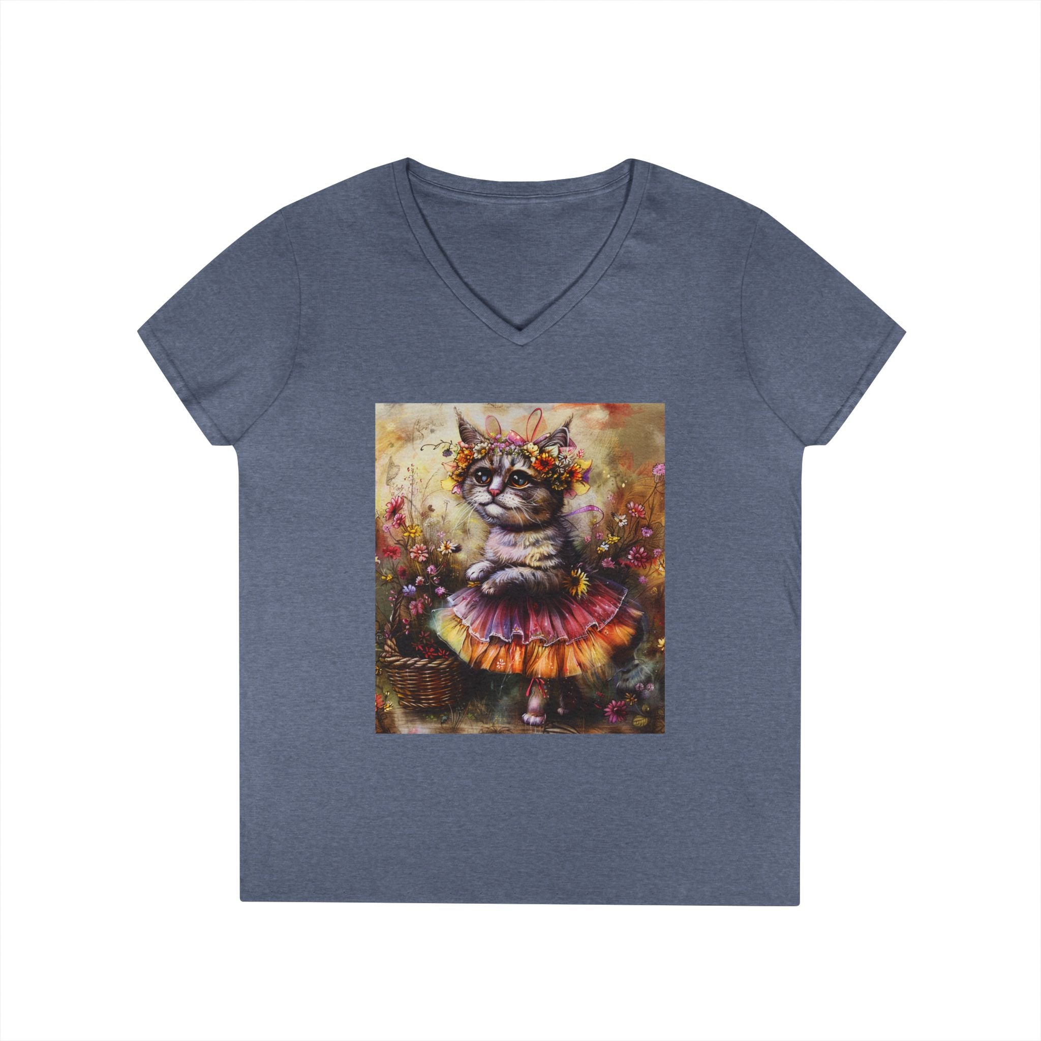 Sunset Bloom Kitten – Golden Garden Tee