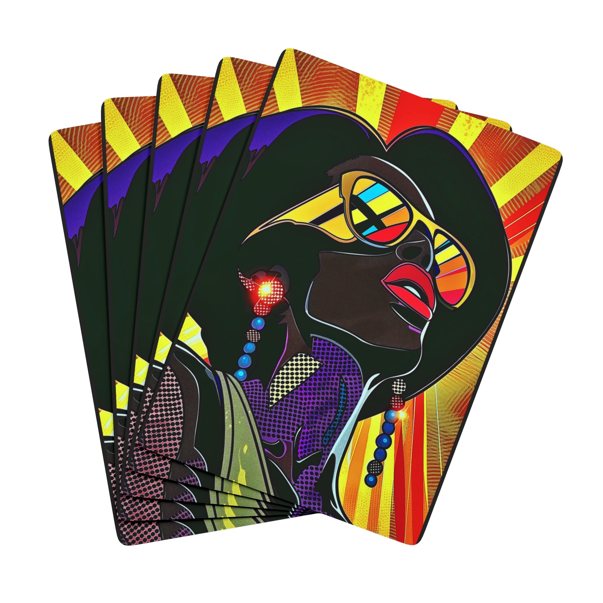 Pop Muse Playing Cards – Retro Graphic Art Deck
