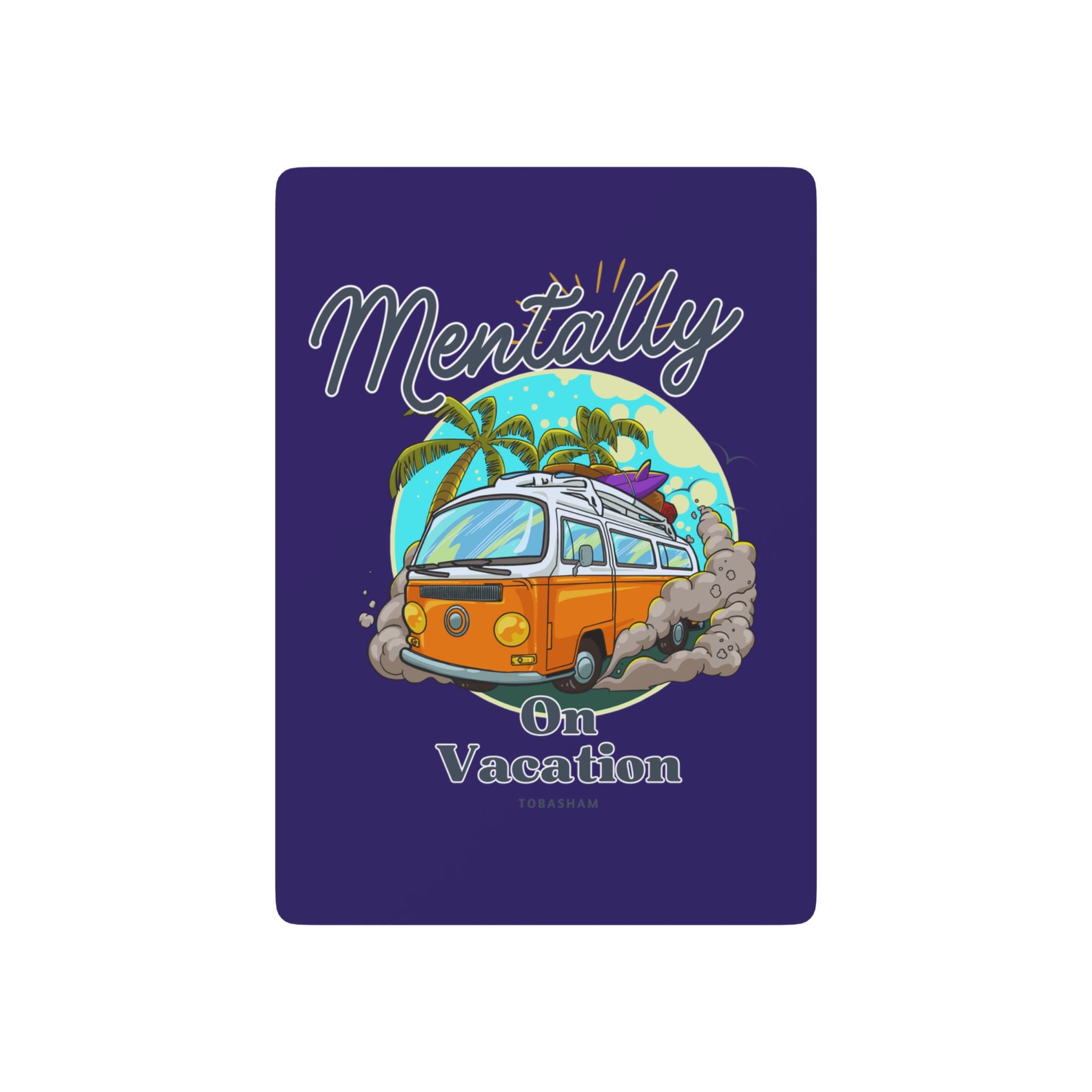 Mentally On Vacation Playing Cards – Chill Mode Deck