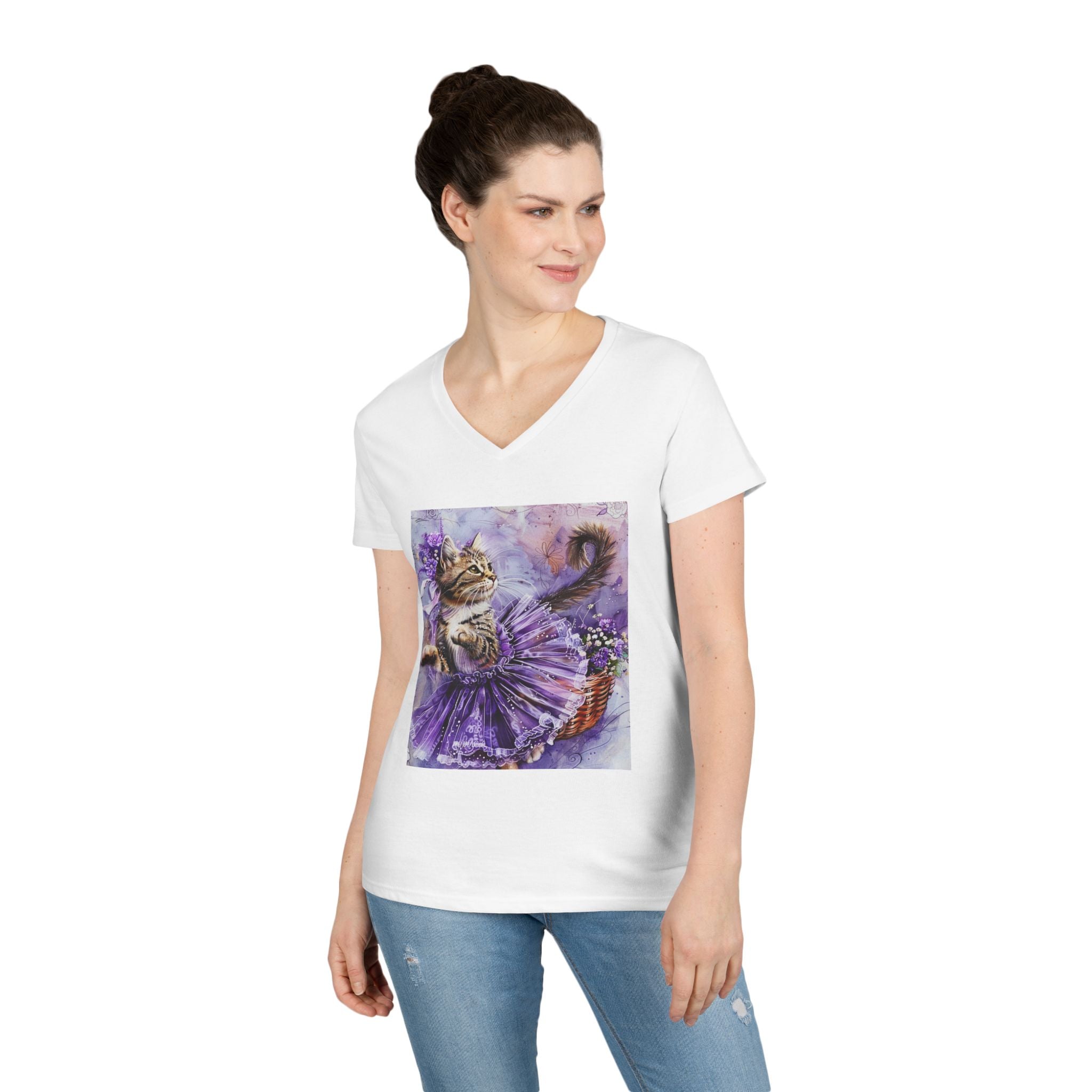 Violet Dream Kitten – Twilight Ballet Tee