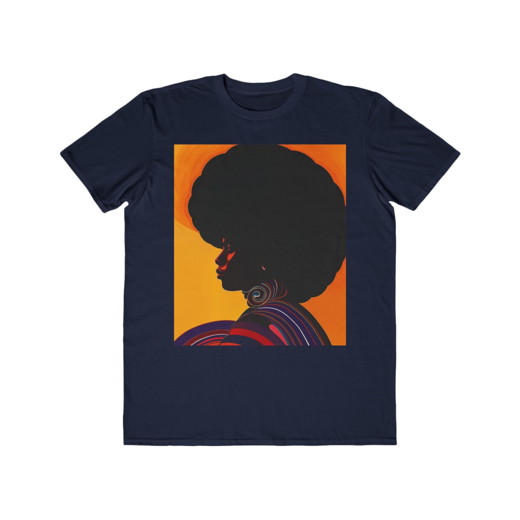 Afro Radiance – Retro Soul Silhouette T-Shirt