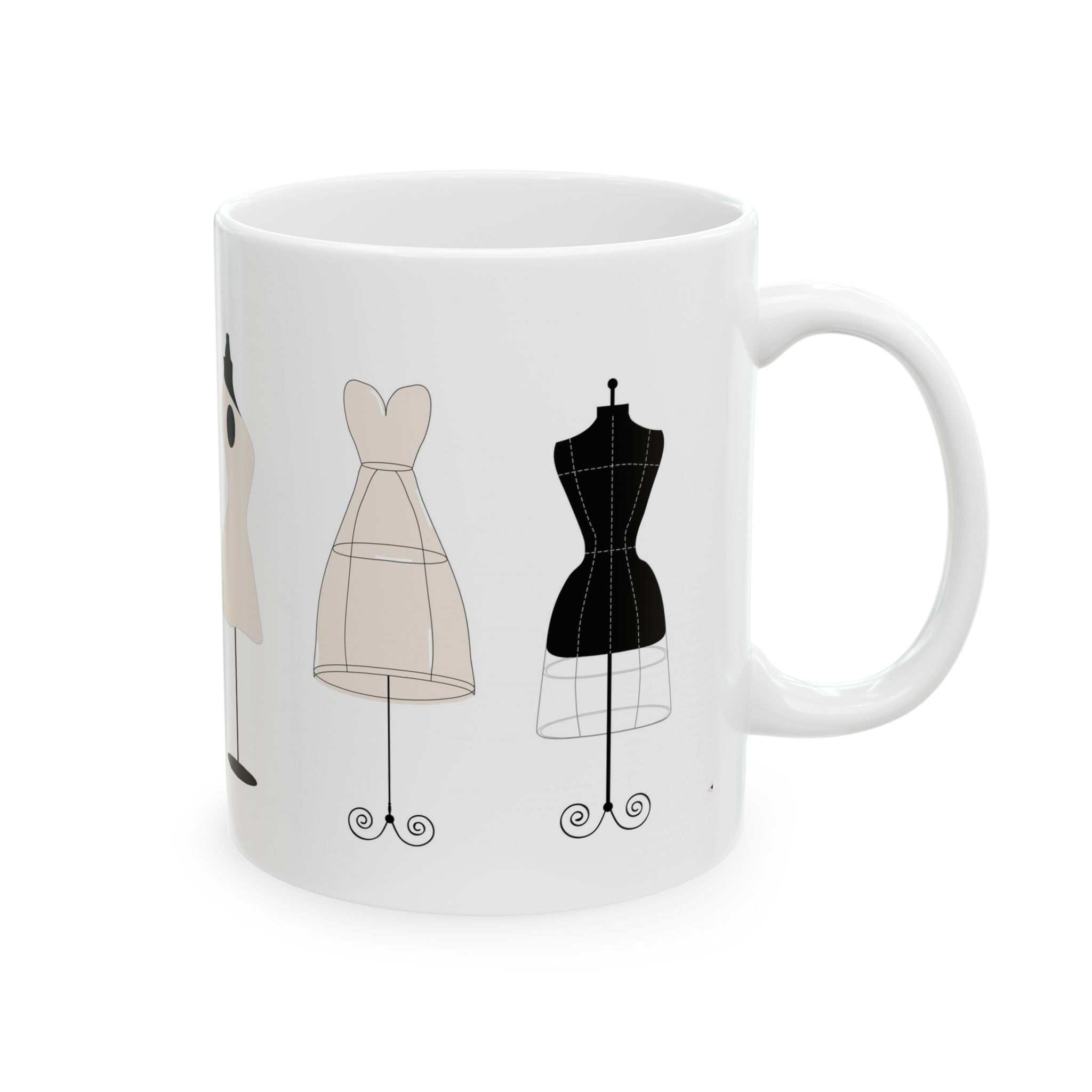 Elegance Is a Lifestyle Mug – Minimalist Fashion Coffee Cup