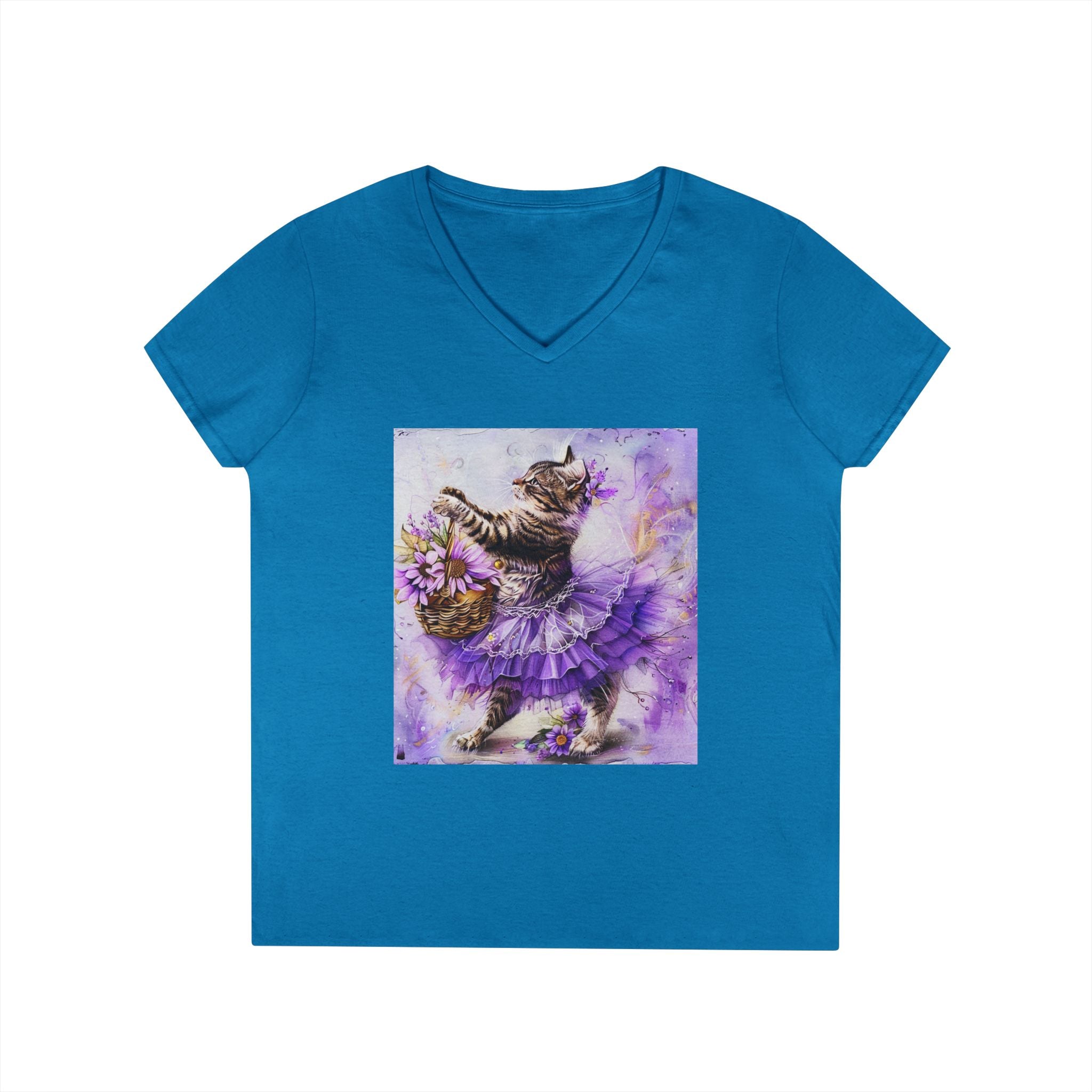 Lavender Leap Kitten – Ballet Bloom Tee