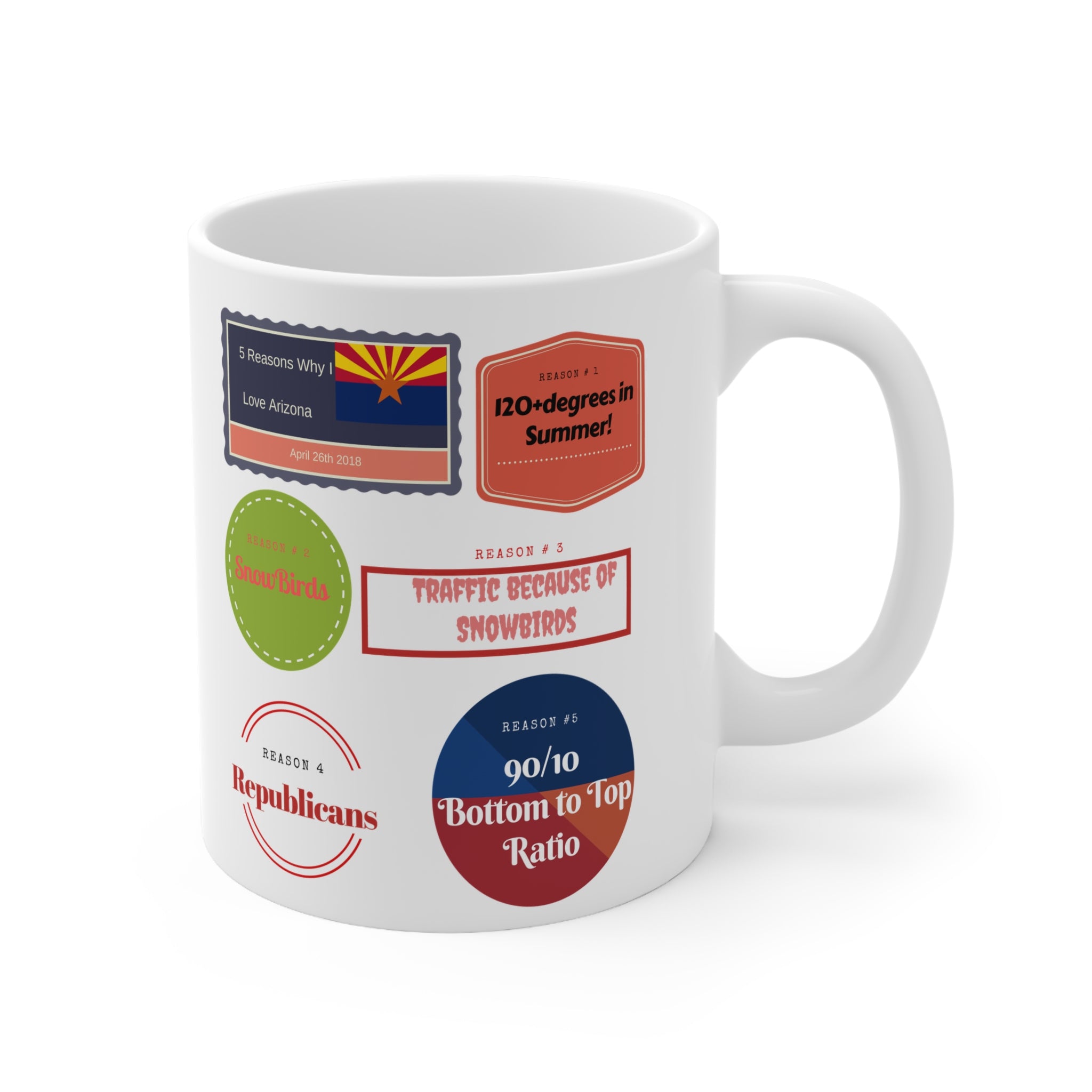 5 Reasons to Love Arizona Mug – Funny Desert Life Coffee Cup