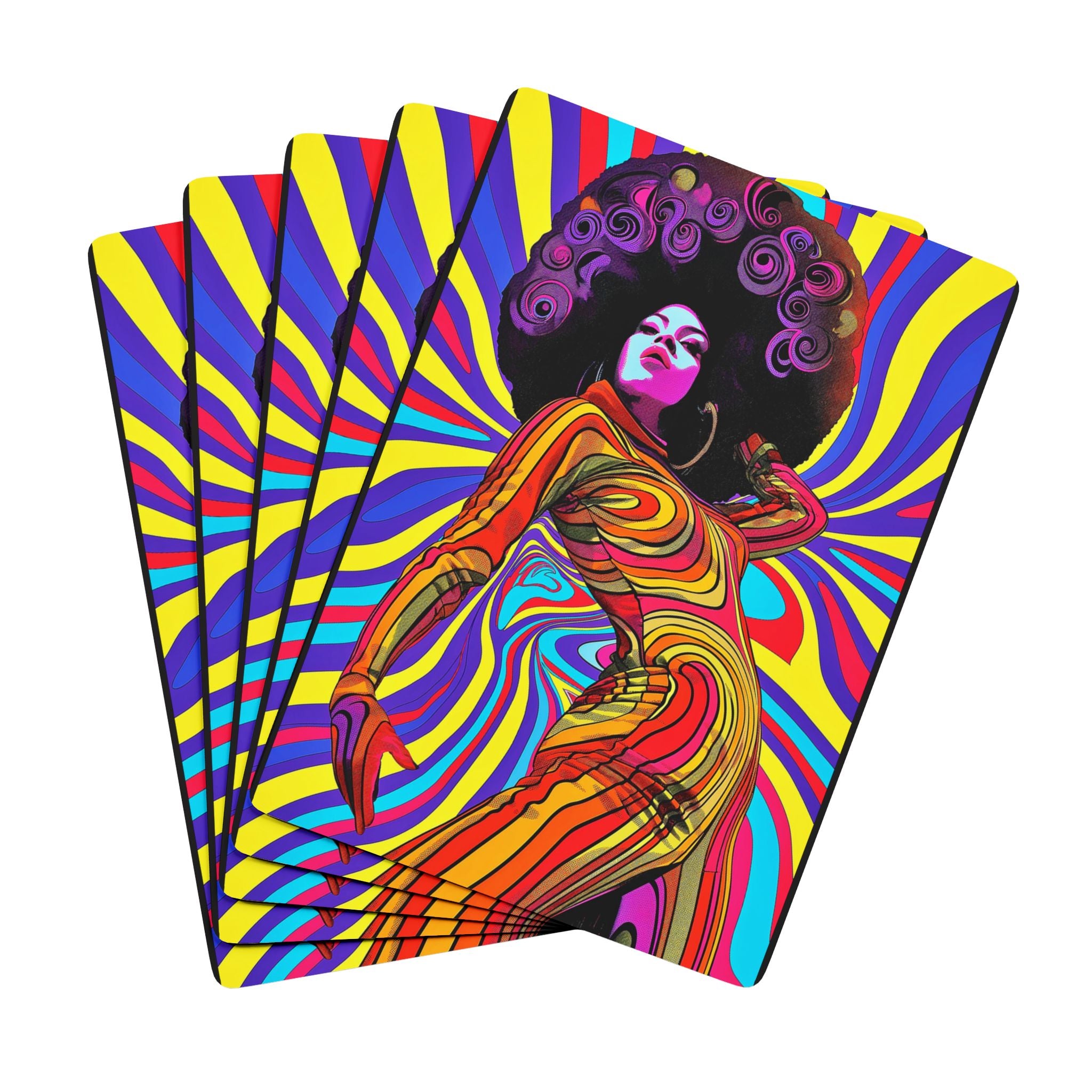 Electric Muse Playing Cards – Psychedelic Disco Art Deck
