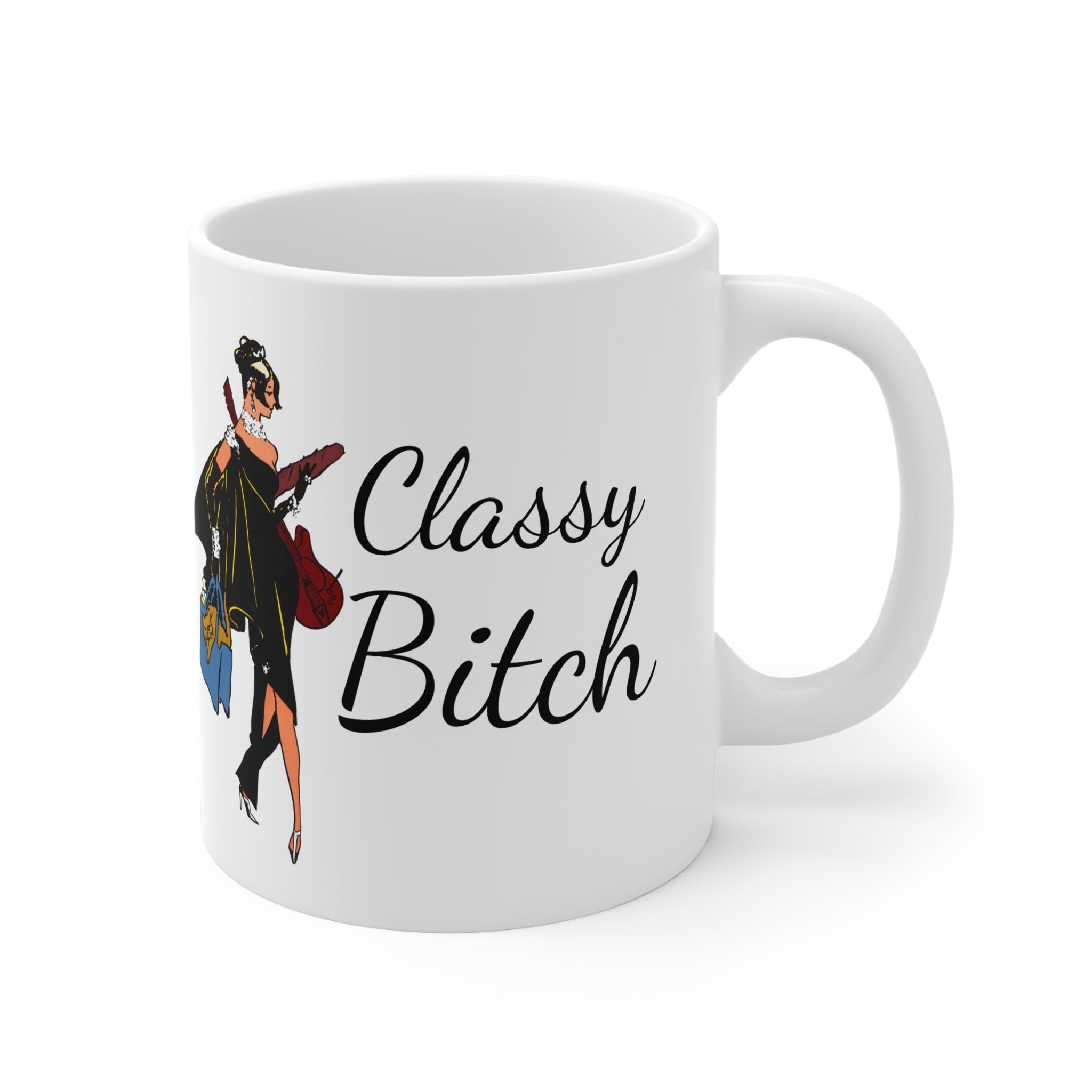 Classy Bitch Mug – Elegant Attitude Statement