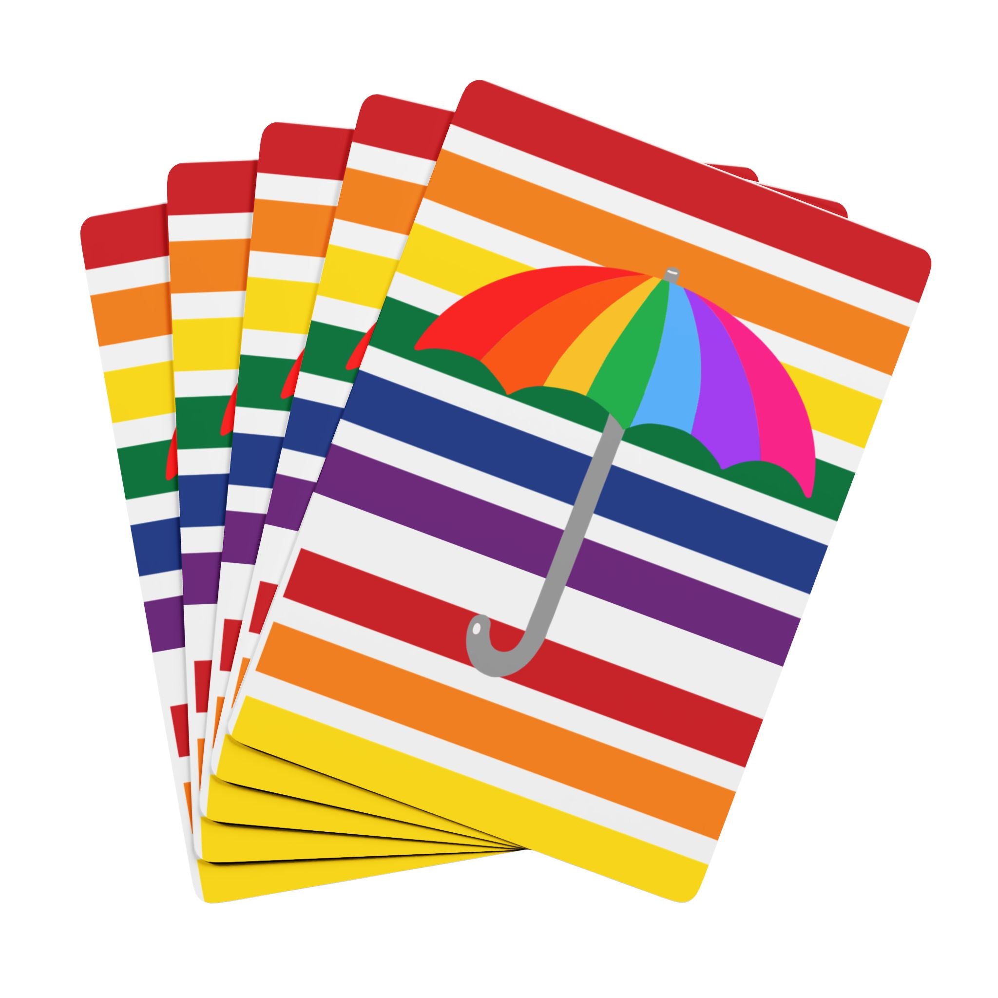 Rainbow Shield Playing Cards – Bright Edition