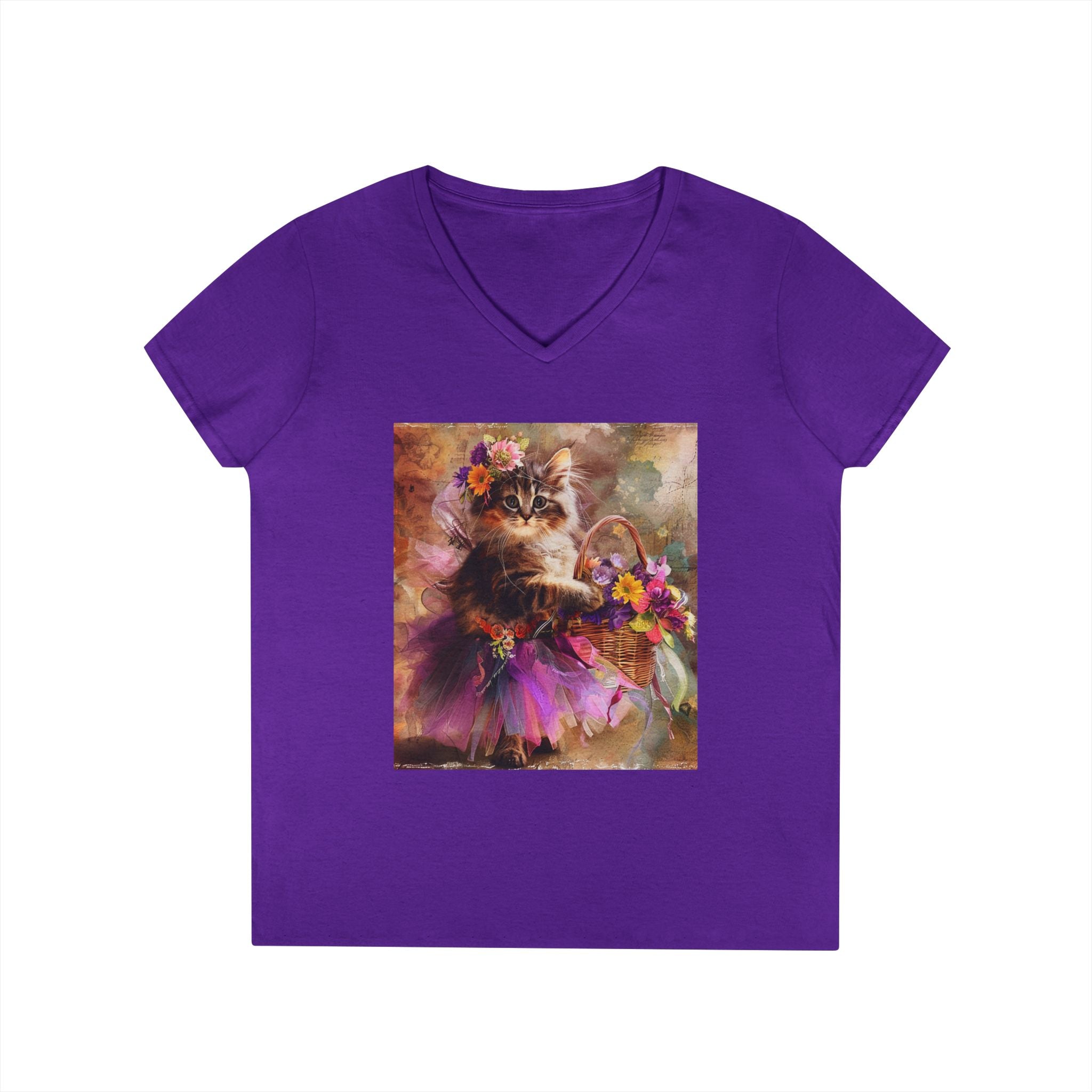 Velvet Bloom Kitten – Enchanted Garden Tee