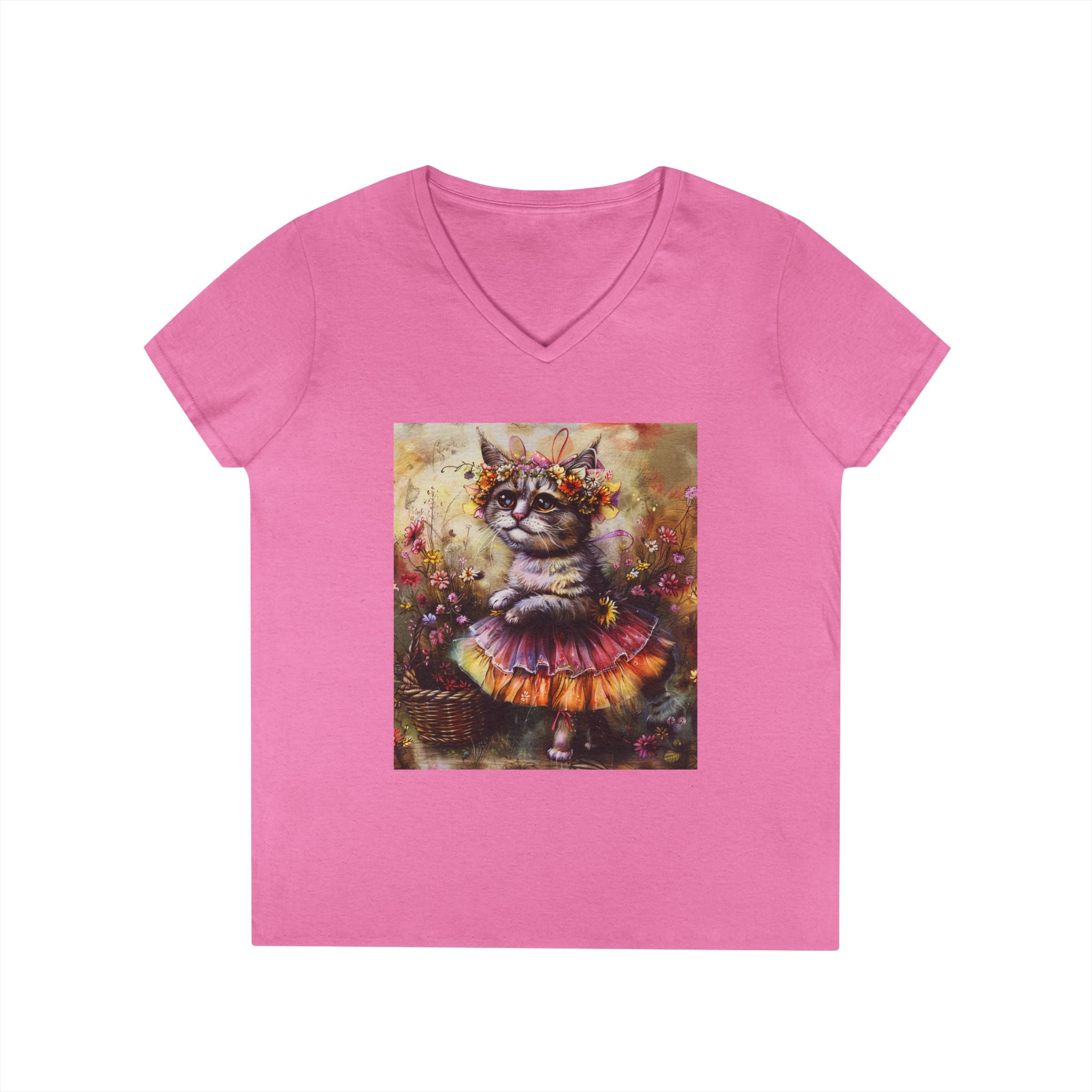 Sunset Bloom Kitten – Golden Garden Tee