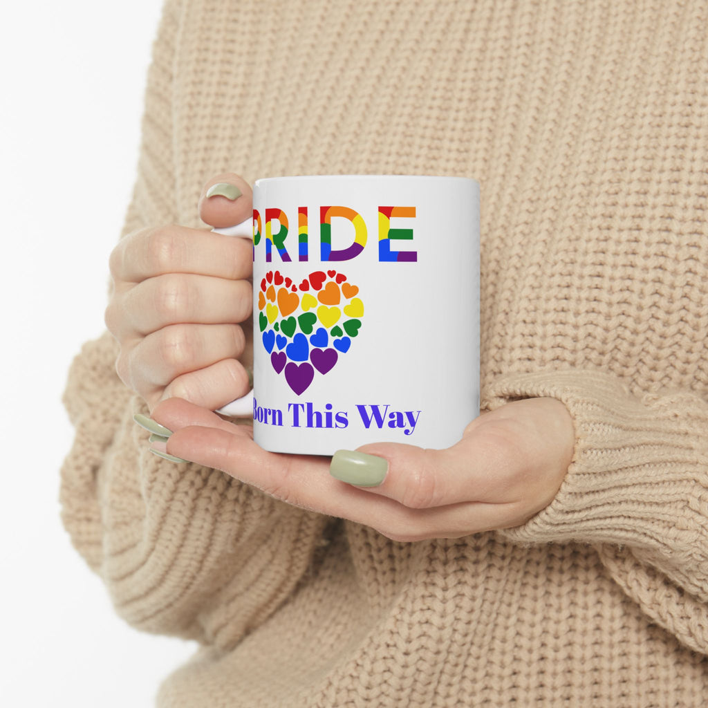 Pride Heart Mug – Bold Rainbow Love Statement