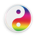 Rainbow Yin Yang Magnet – Balance & Harmony Gradient Design