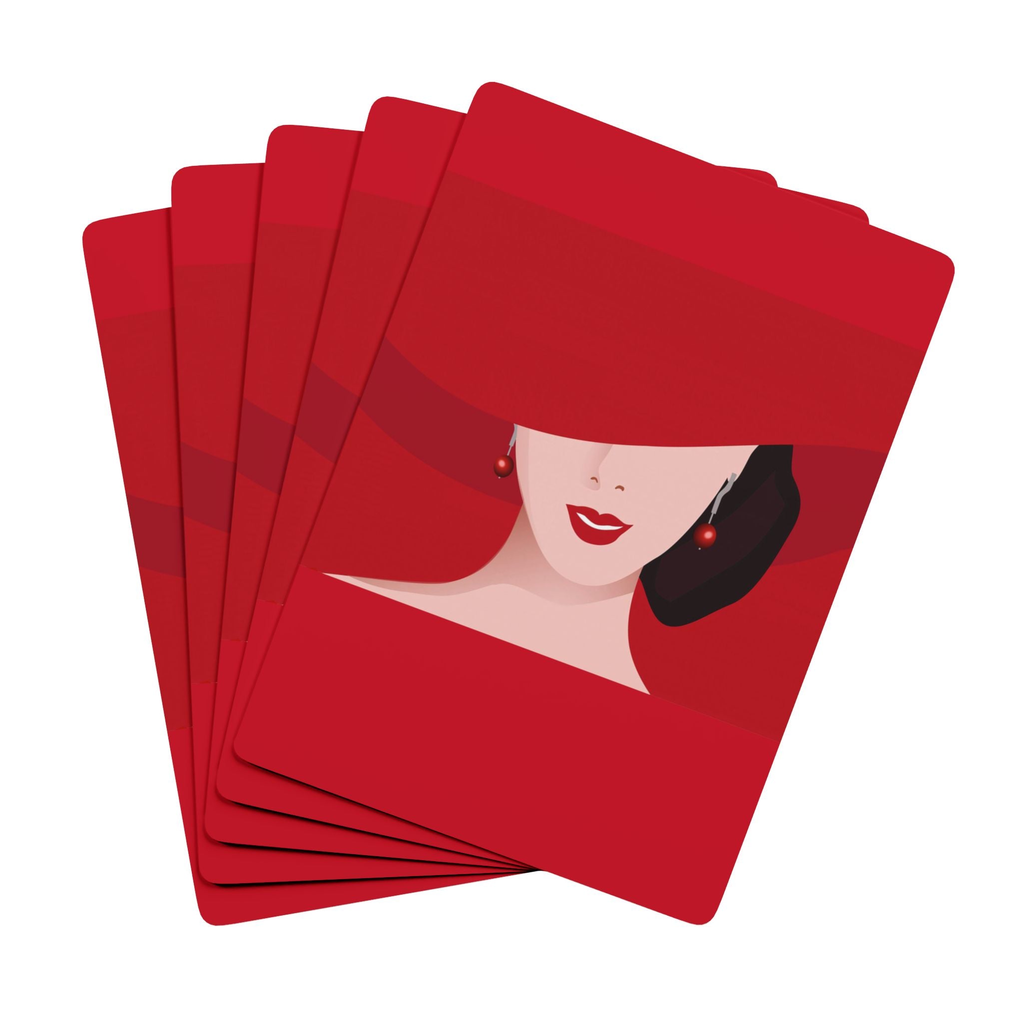 Crimson Muse Playing Cards – Luxury Art Deck