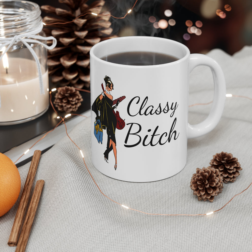 Classy Bitch Mug – Elegant Attitude Statement