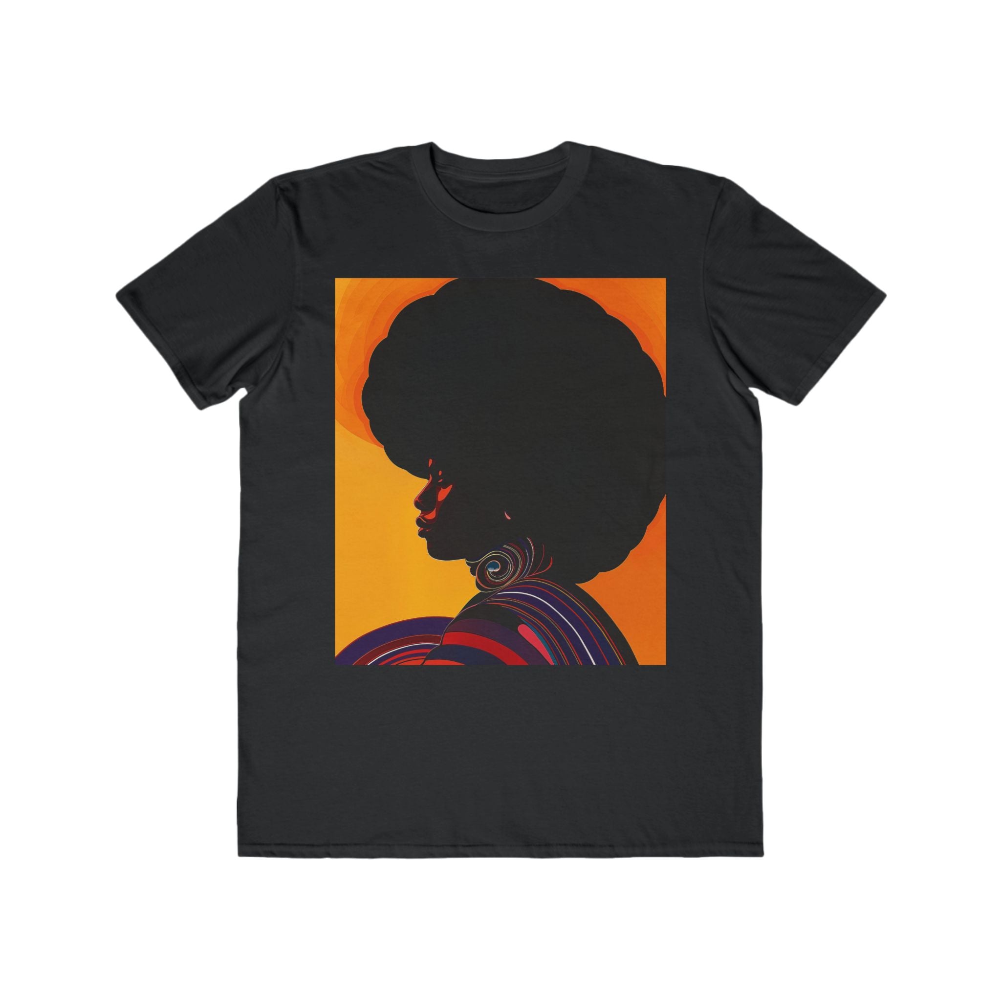 Afro Radiance – Retro Soul Silhouette T-Shirt