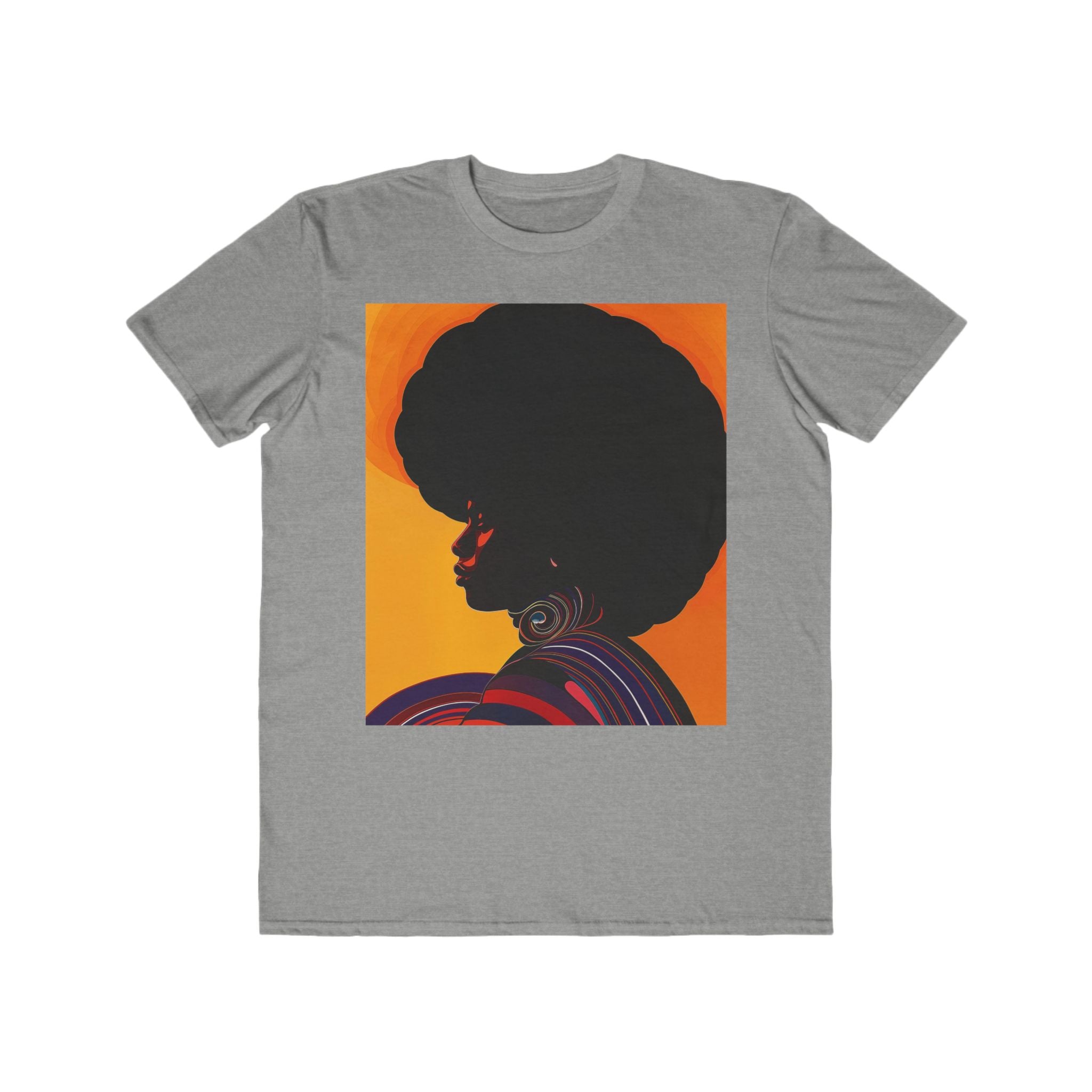 Afro Radiance – Retro Soul Silhouette T-Shirt