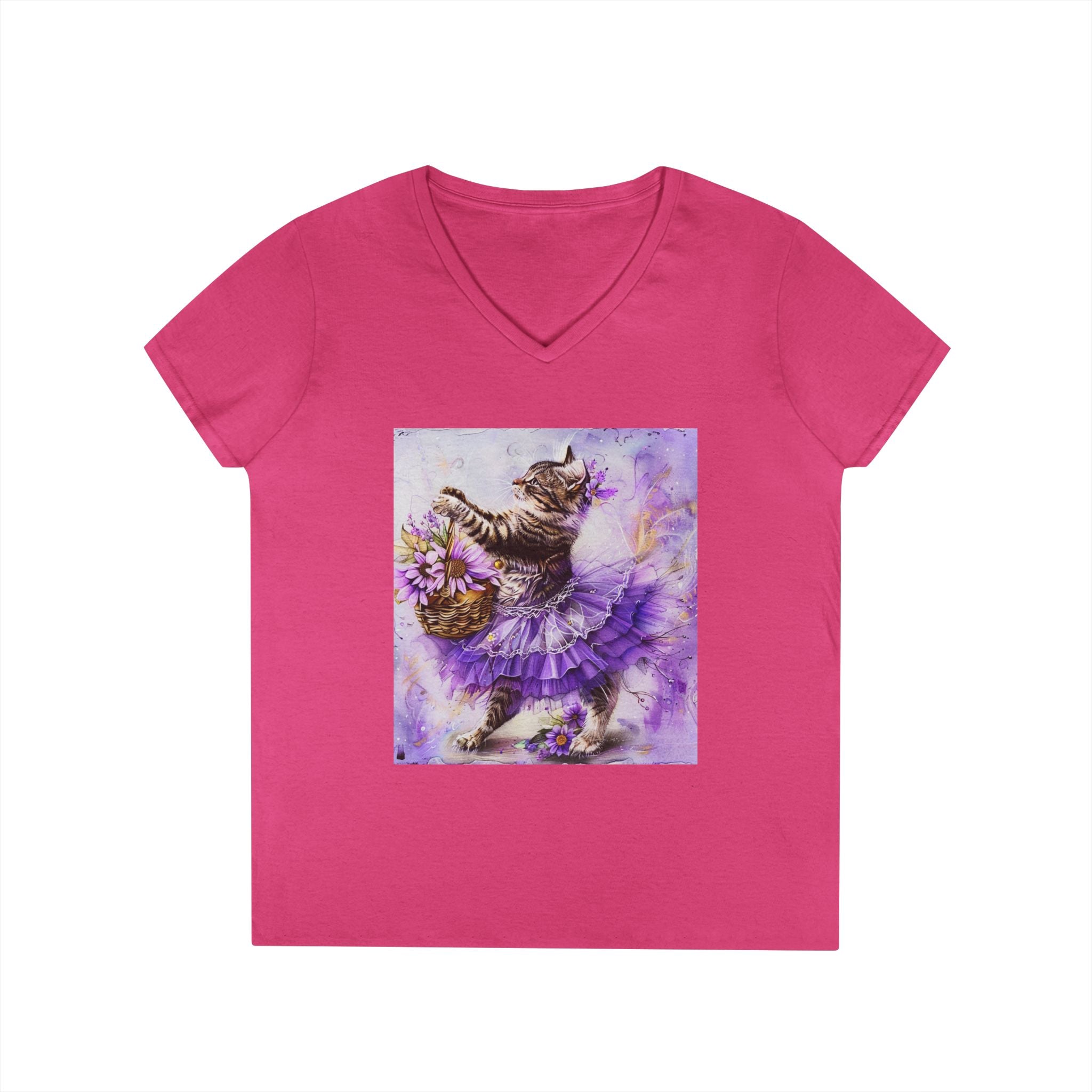 Lavender Leap Kitten – Ballet Bloom Tee