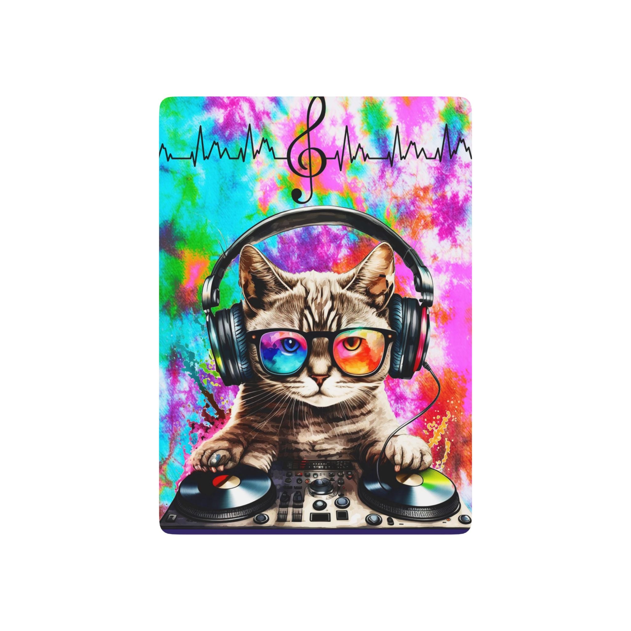 DJ Cat Playing Cards – Music Vibes Deck