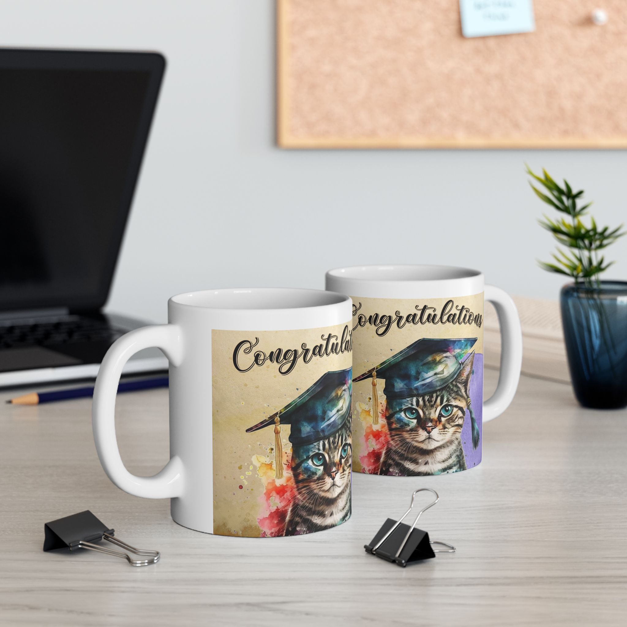 Purr-oud of You Graduation Mug – Cute Cat Graduation Gift