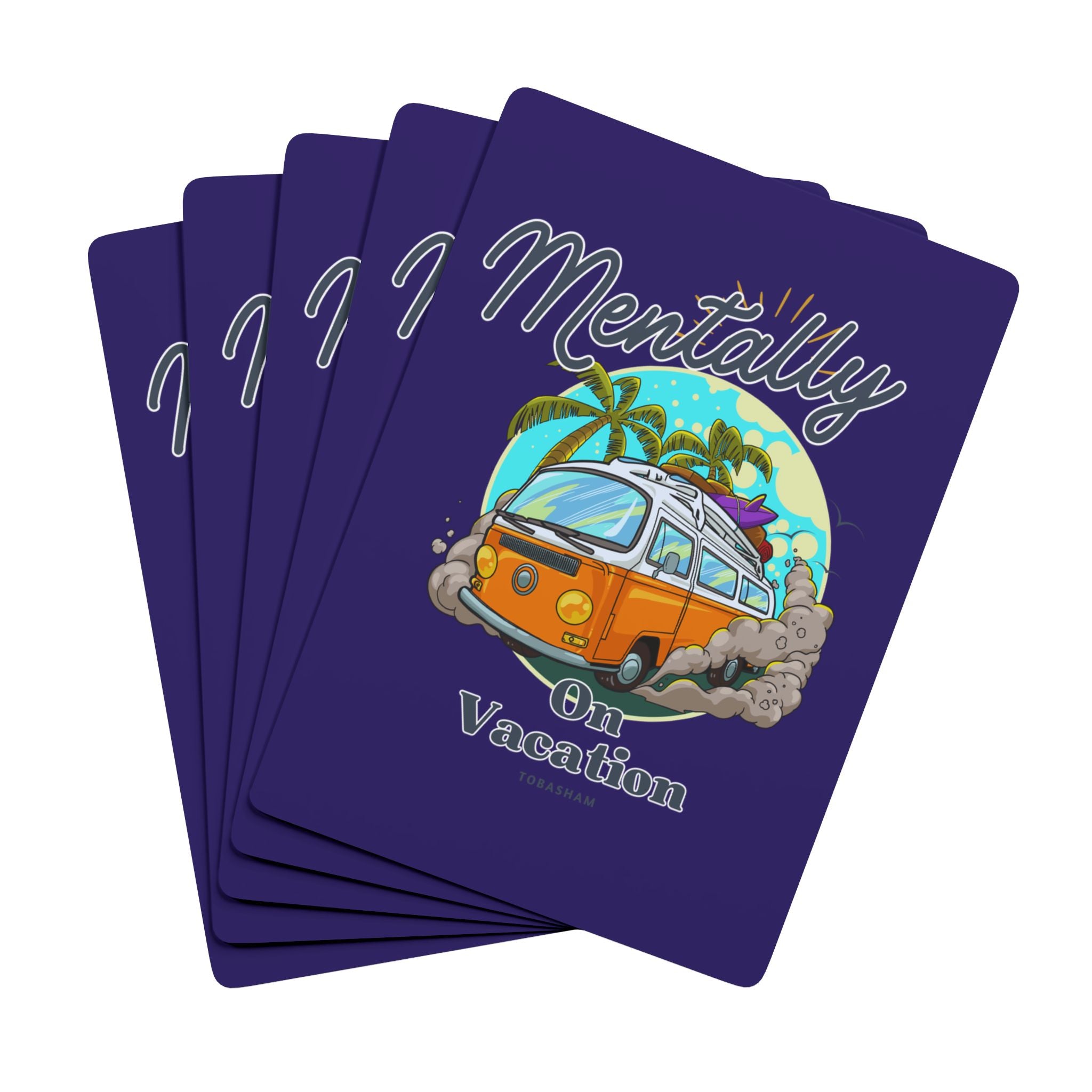 Mentally On Vacation Playing Cards – Chill Mode Deck