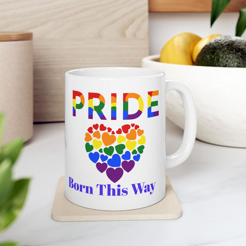 Pride Heart Mug – Bold Rainbow Love Statement