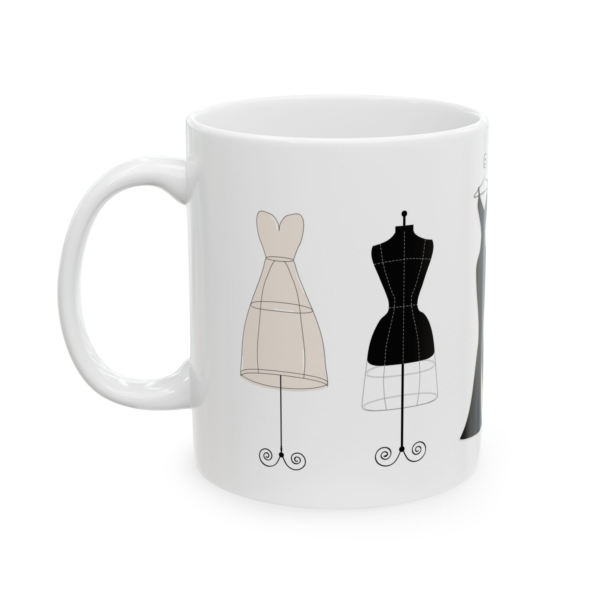 Elegance Is a Lifestyle Mug – Minimalist Fashion Coffee Cup