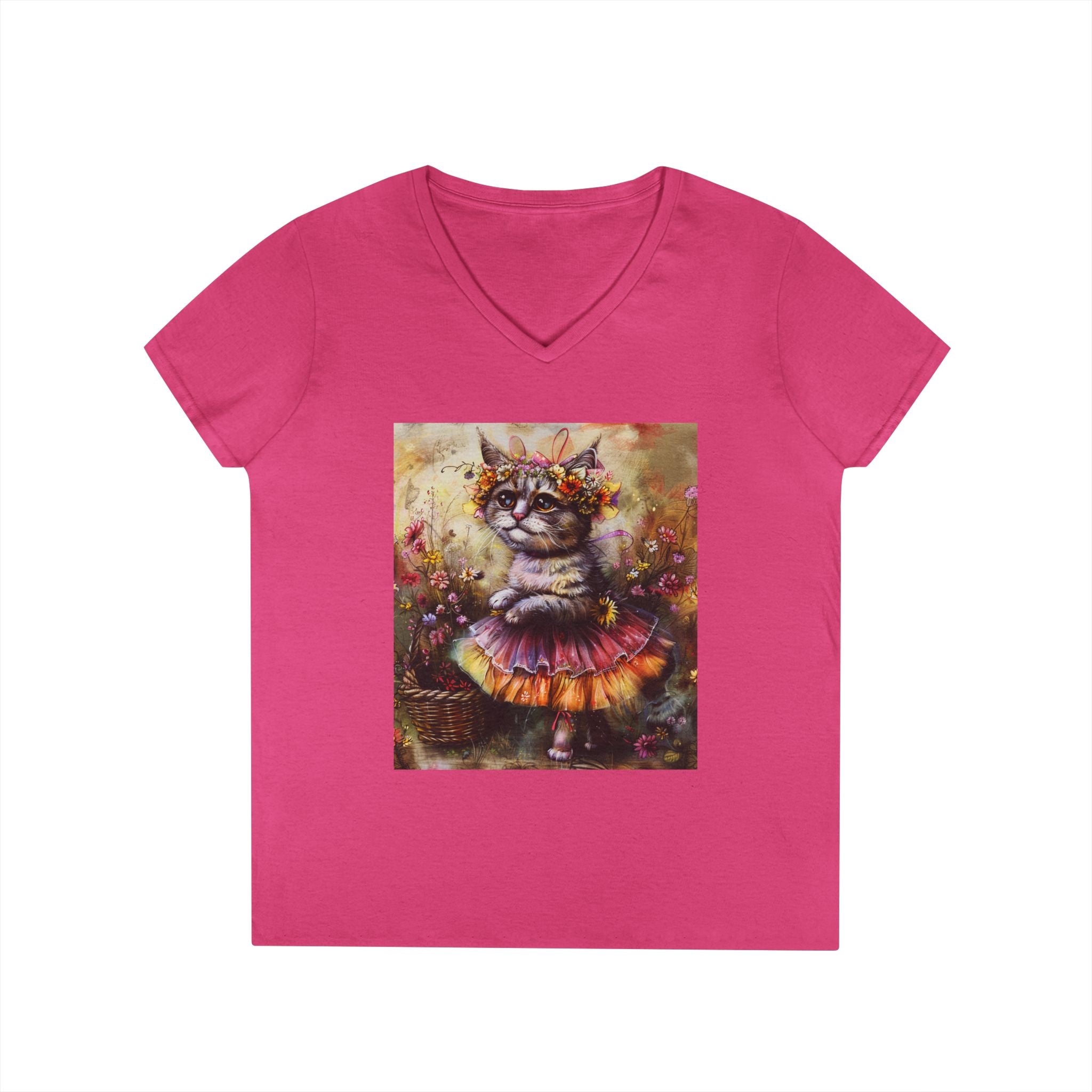 Sunset Bloom Kitten – Golden Garden Tee