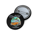 “Mentally On Vacation” Button Pin – Retro Travel Vibes