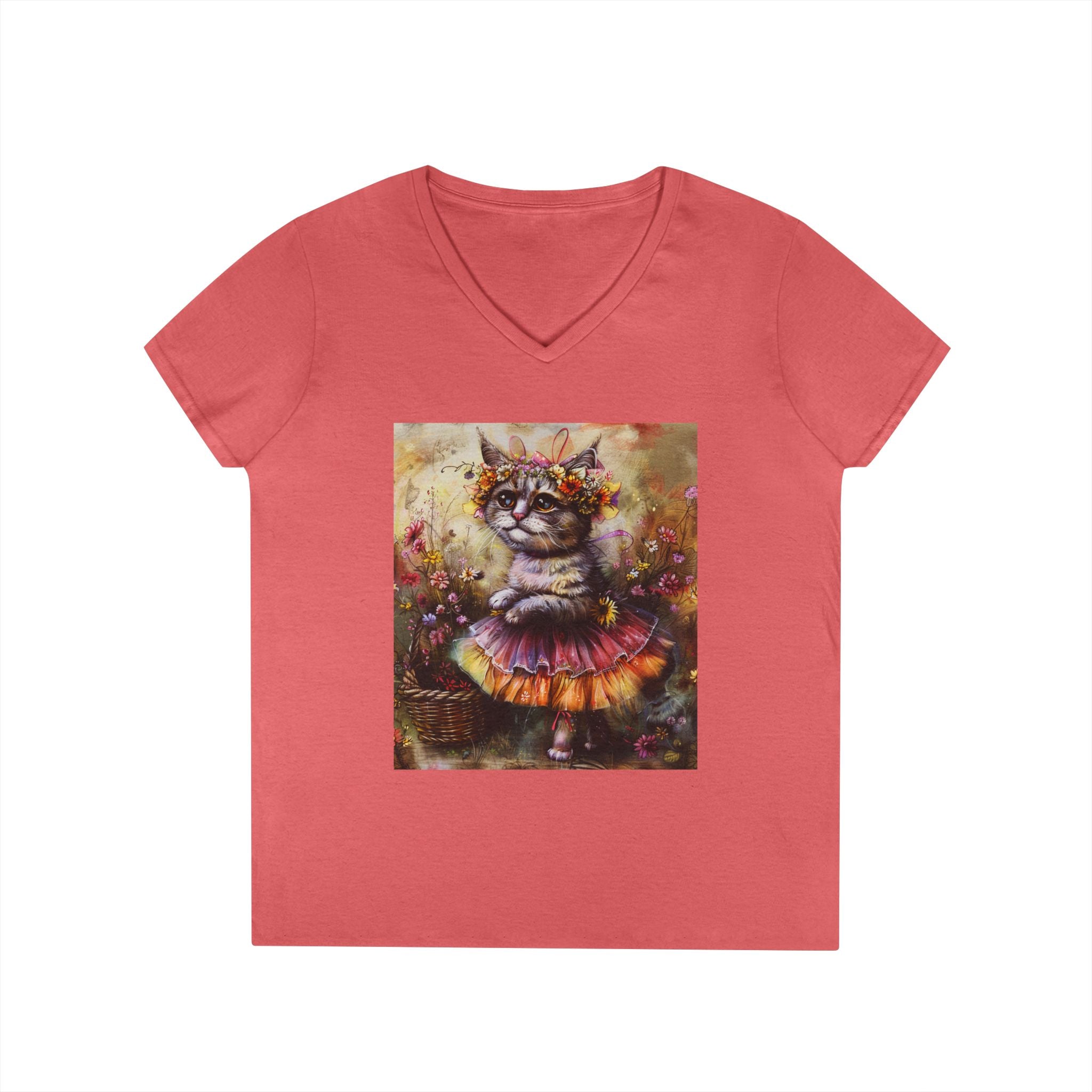 Sunset Bloom Kitten – Golden Garden Tee