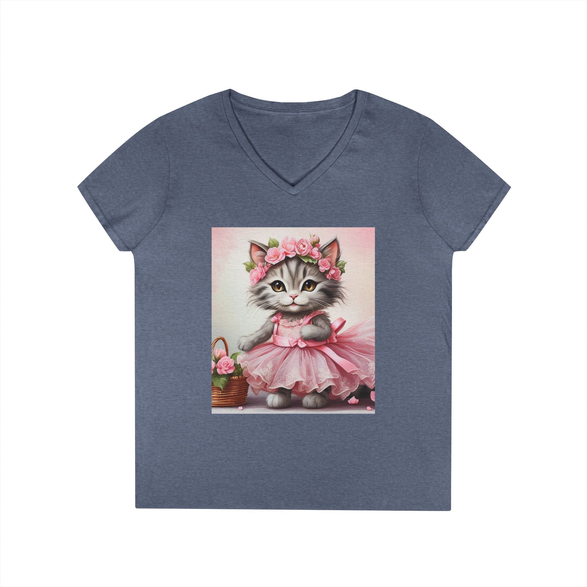 Blush Ballerina Kitten – Sweet Elegance Tee