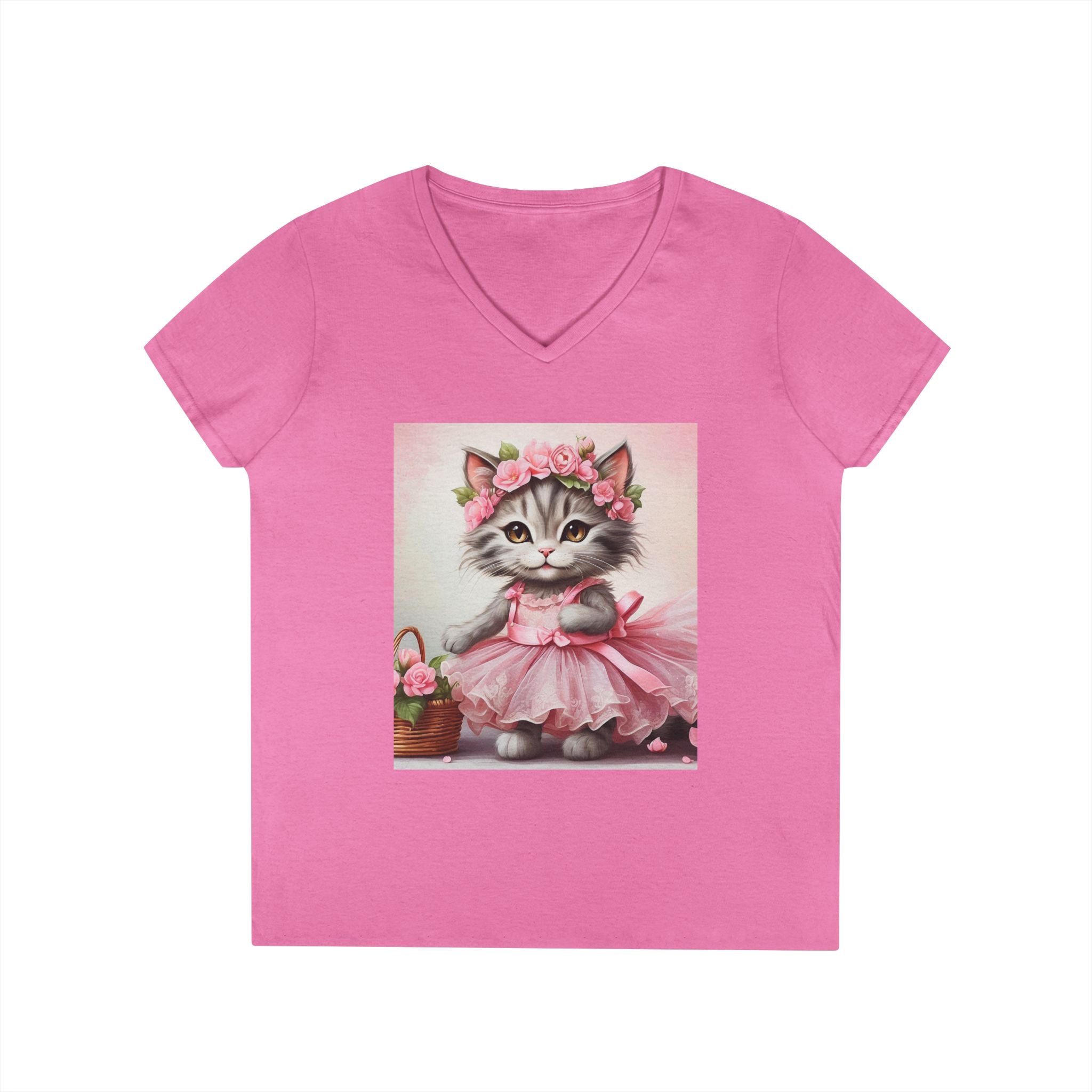 Blush Ballerina Kitten – Sweet Elegance Tee