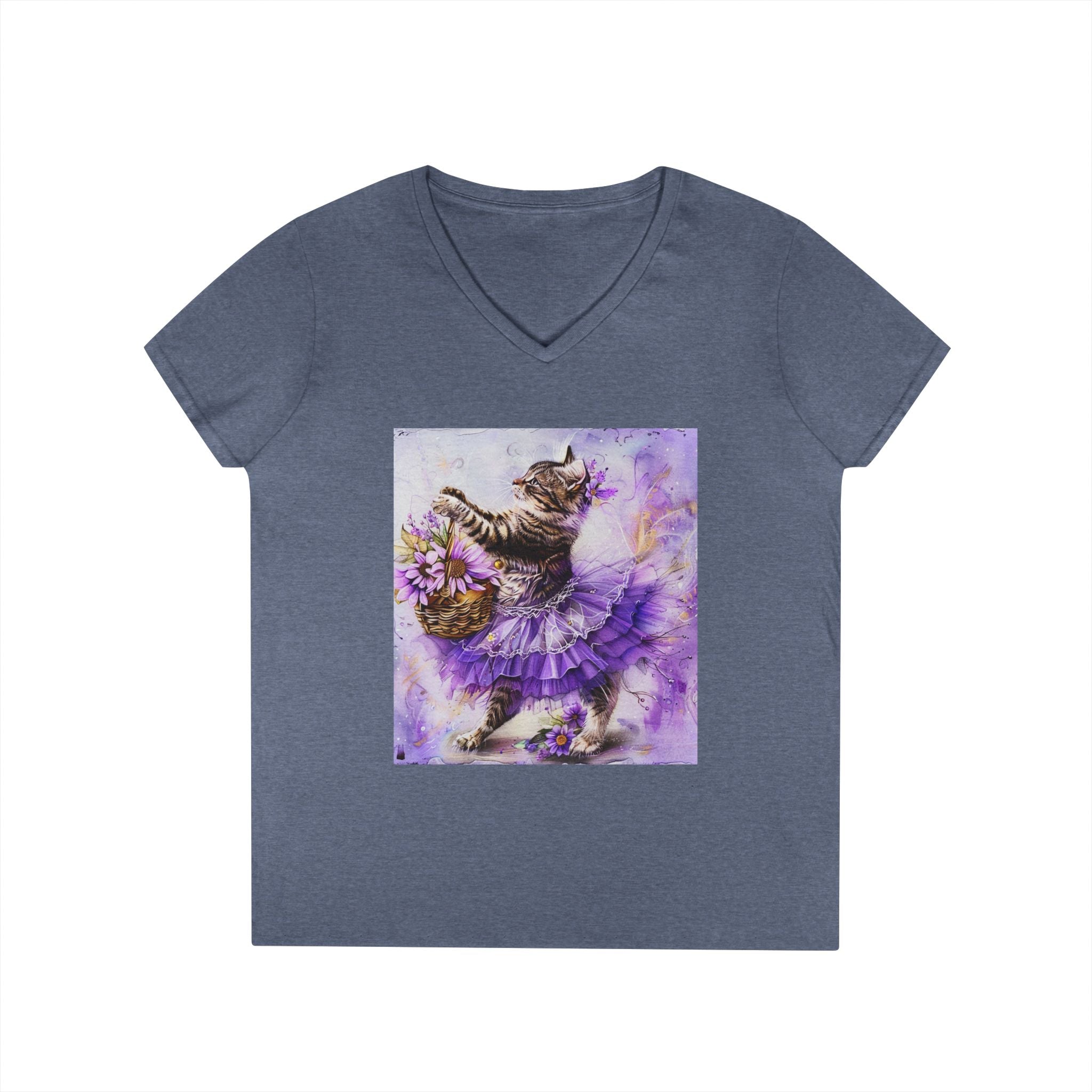 Lavender Leap Kitten – Ballet Bloom Tee