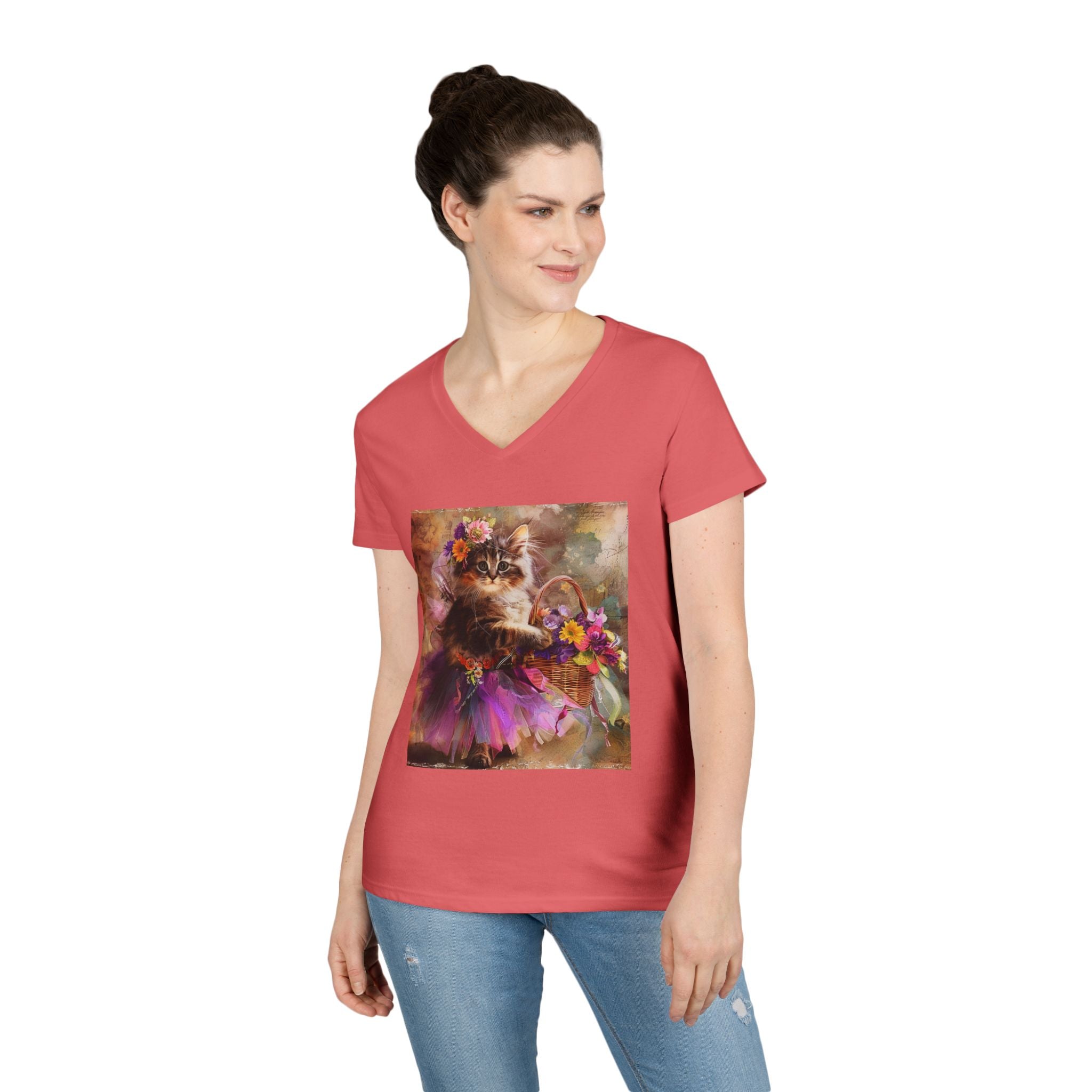 Velvet Bloom Kitten – Enchanted Garden Tee