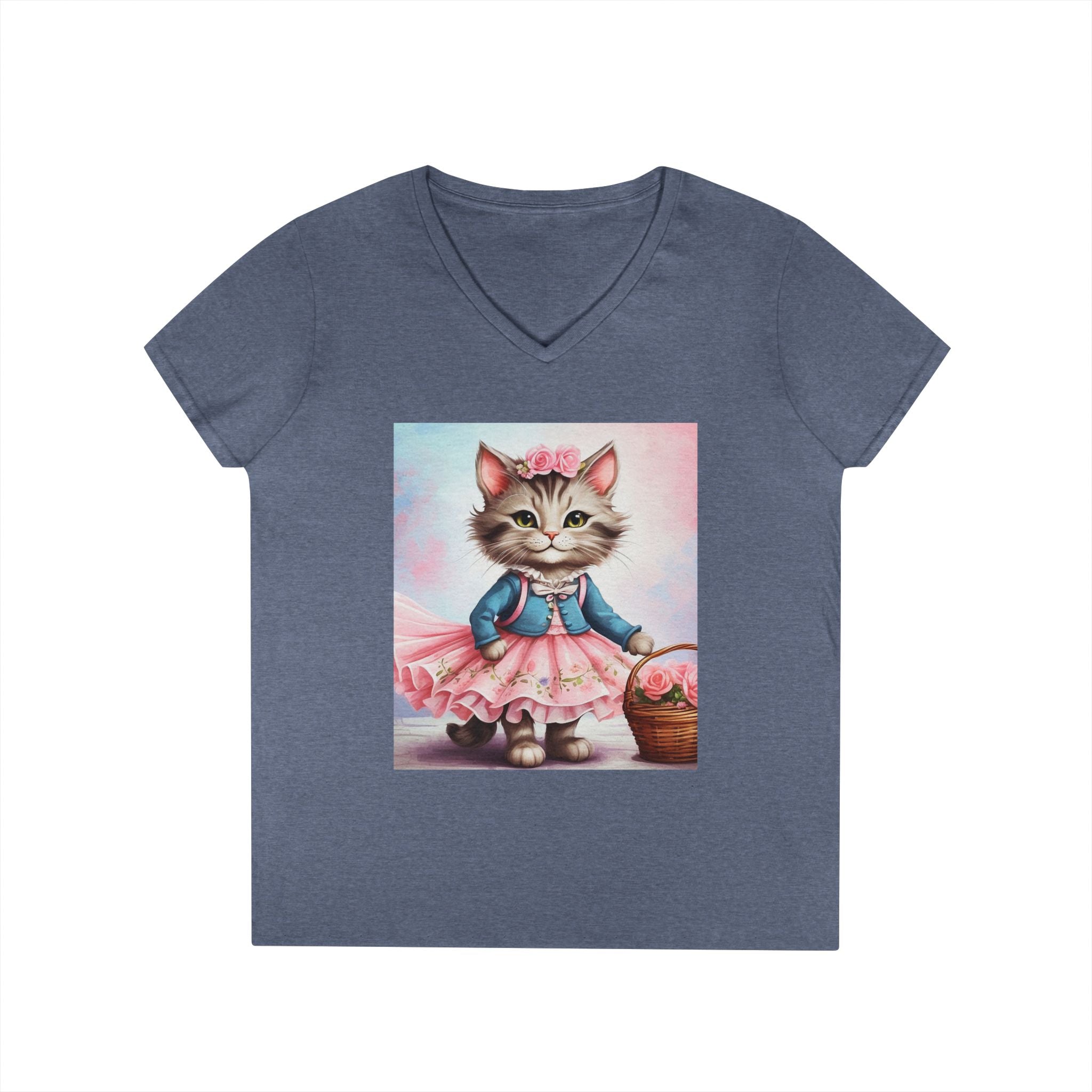 Spring Stroll Kitten – Charming Garden Tee