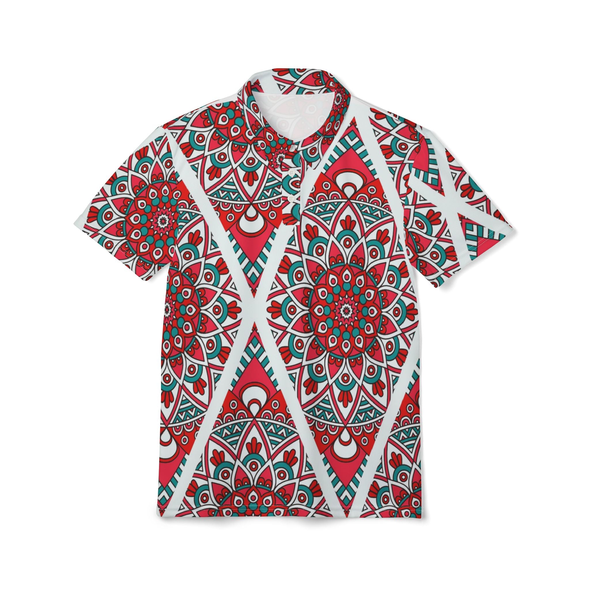 Boho Mandala Energy – Sacred Pattern Polo