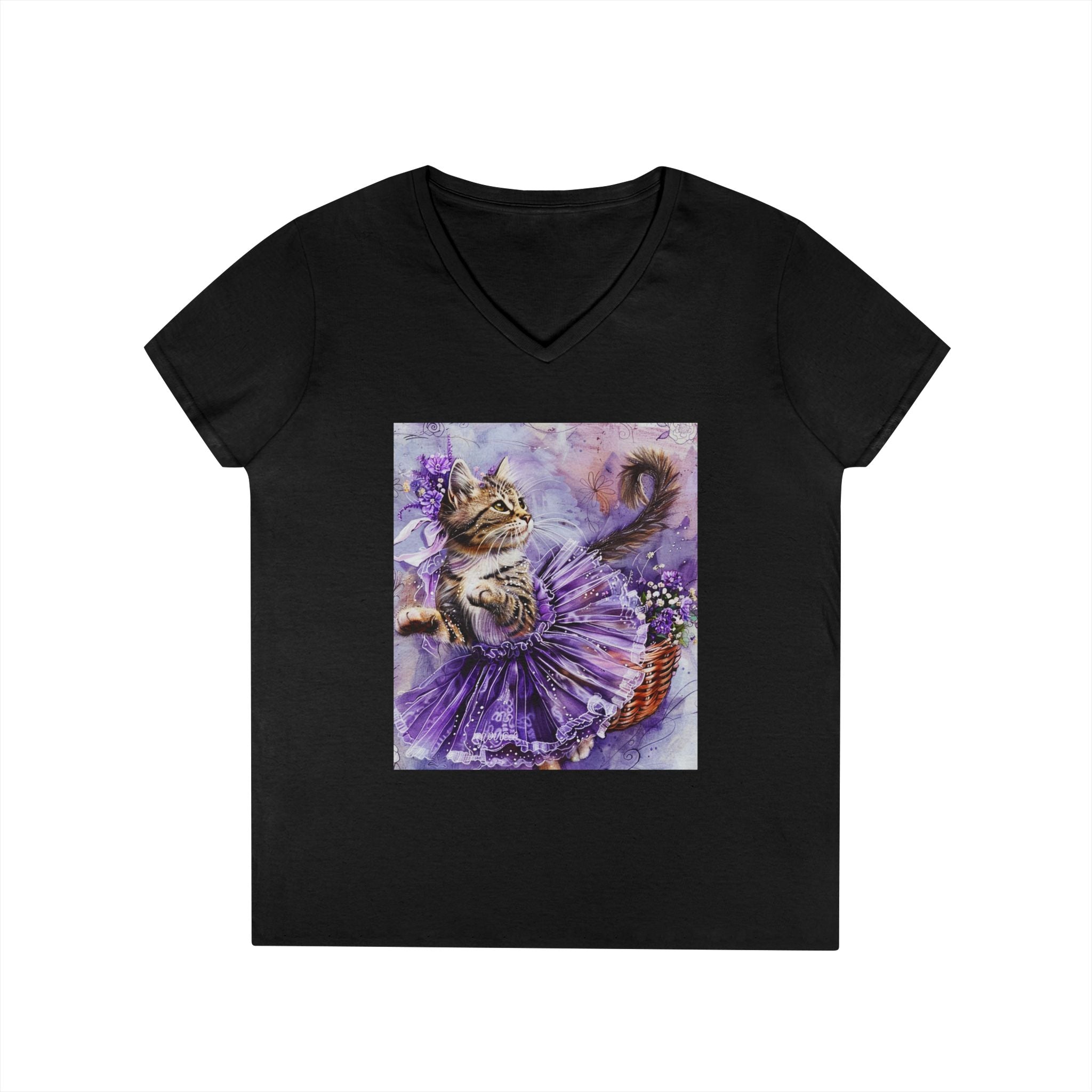 Violet Dream Kitten – Twilight Ballet Tee