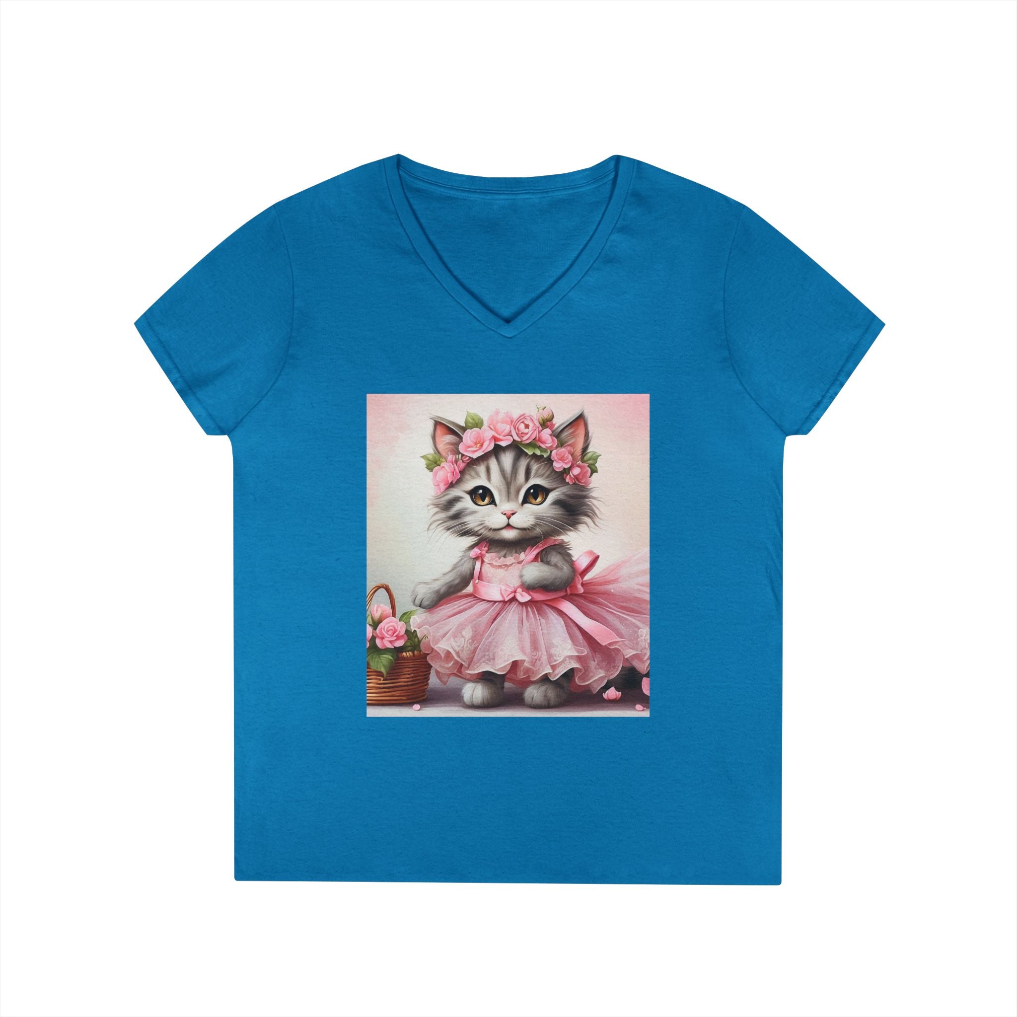 Blush Ballerina Kitten – Sweet Elegance Tee