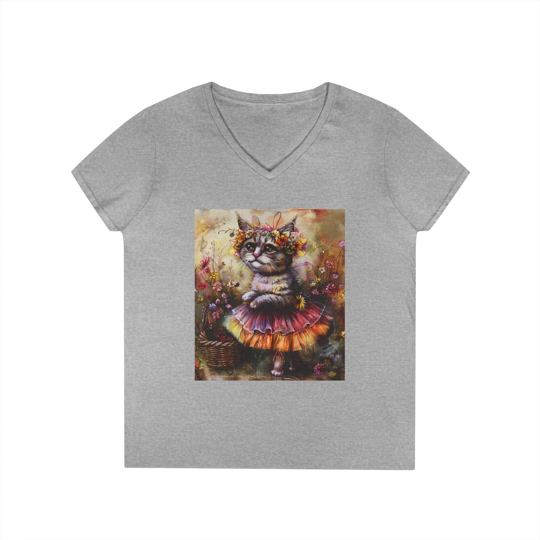 Sunset Bloom Kitten – Golden Garden Tee