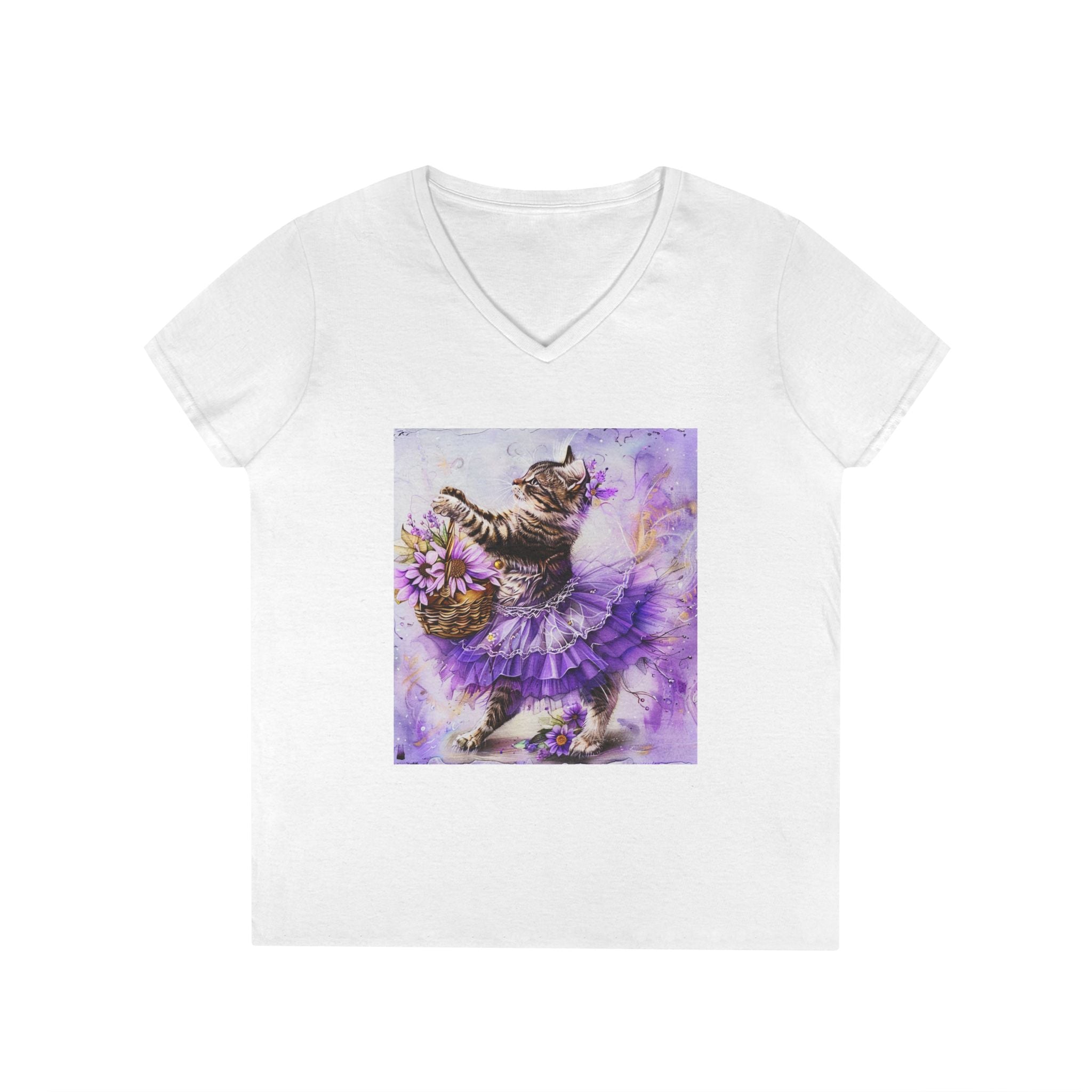 Lavender Leap Kitten – Ballet Bloom Tee