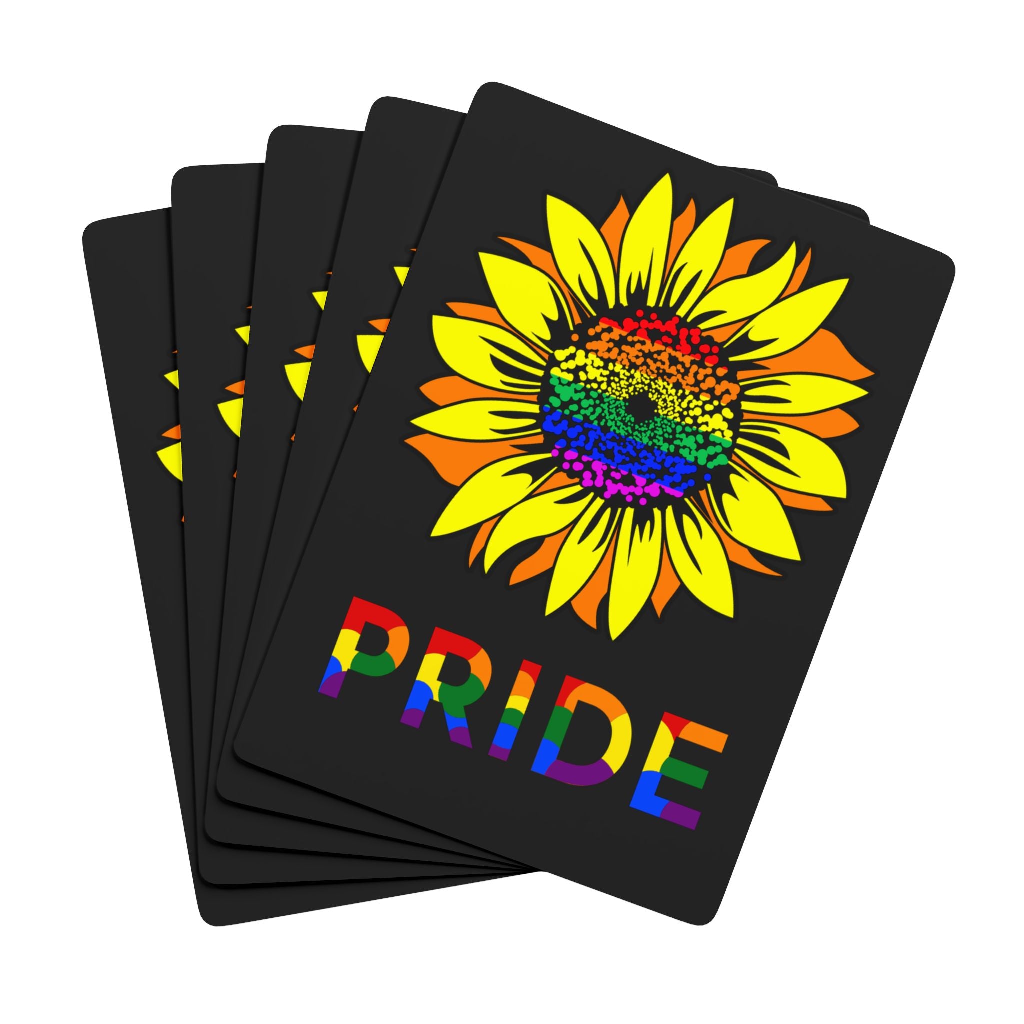Pride Sunflower Playing Cards – Bold Unity Deck