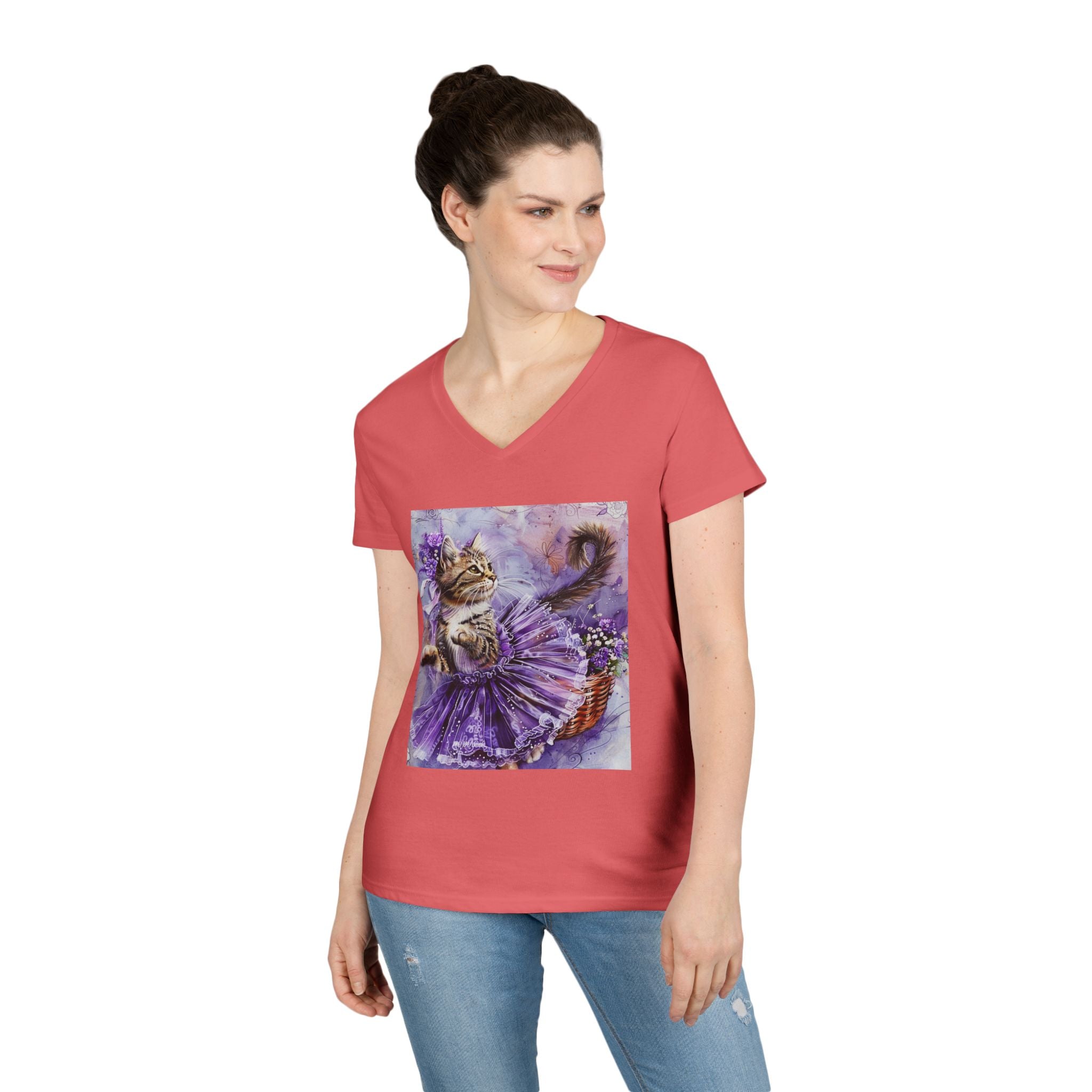 Violet Dream Kitten – Twilight Ballet Tee