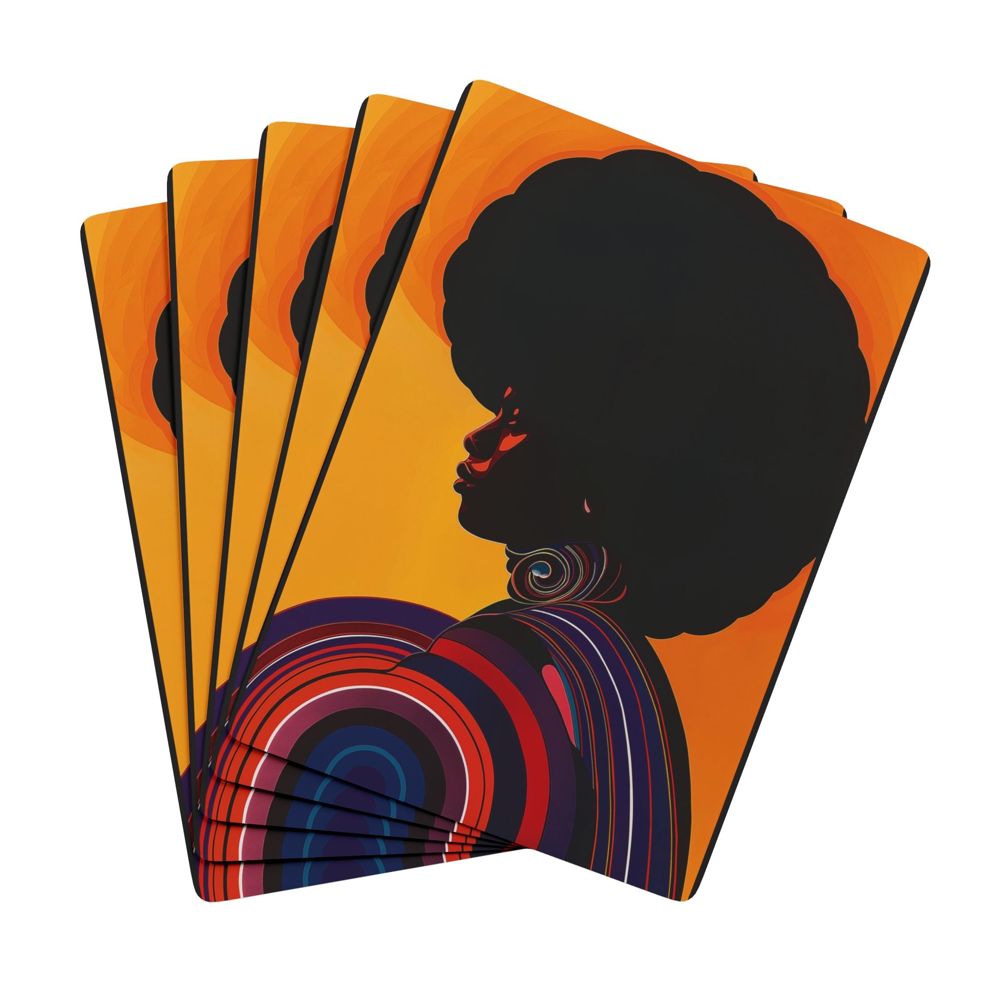 Silhouette Muse Playing Cards – Retro Minimal Luxe Deck