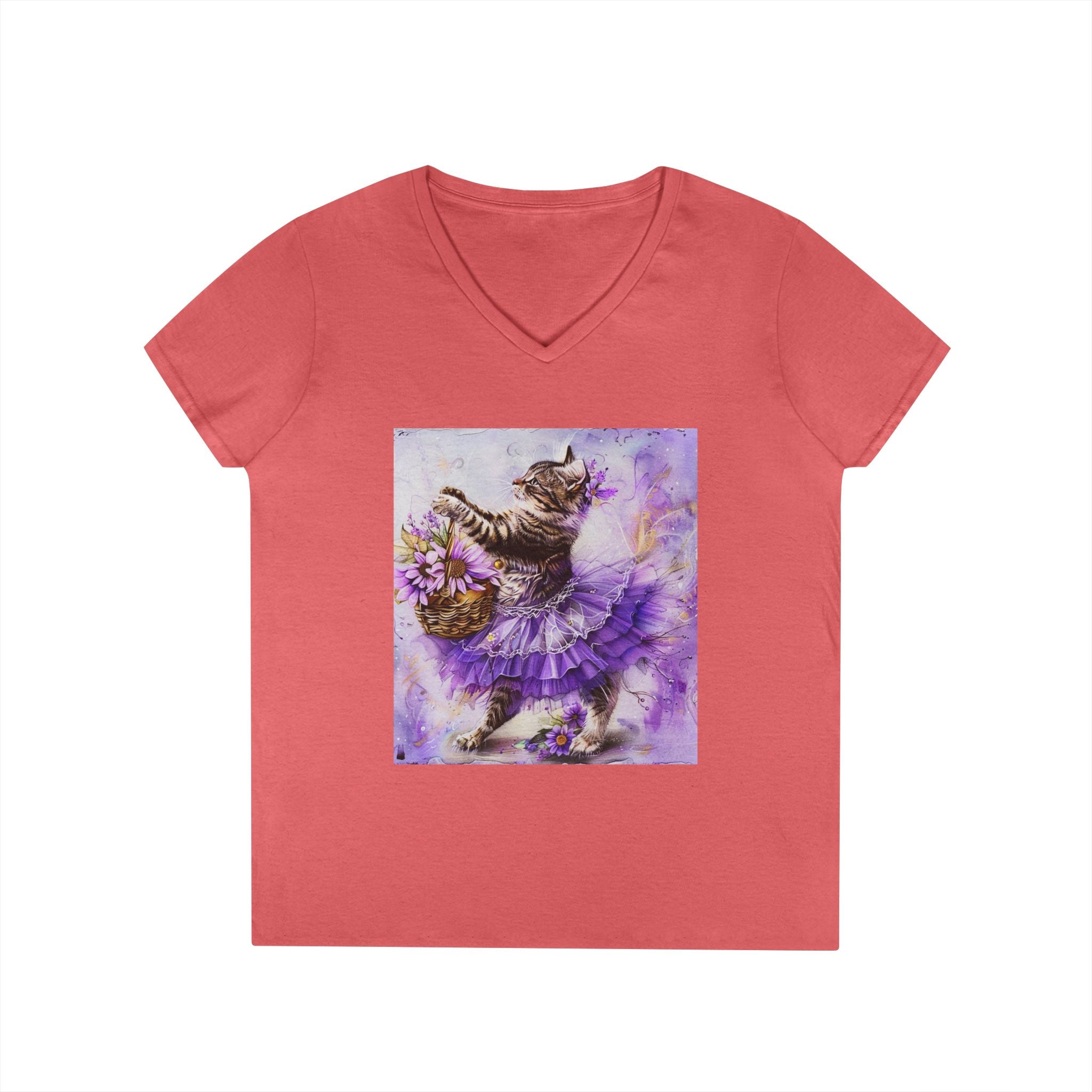 Lavender Leap Kitten – Ballet Bloom Tee