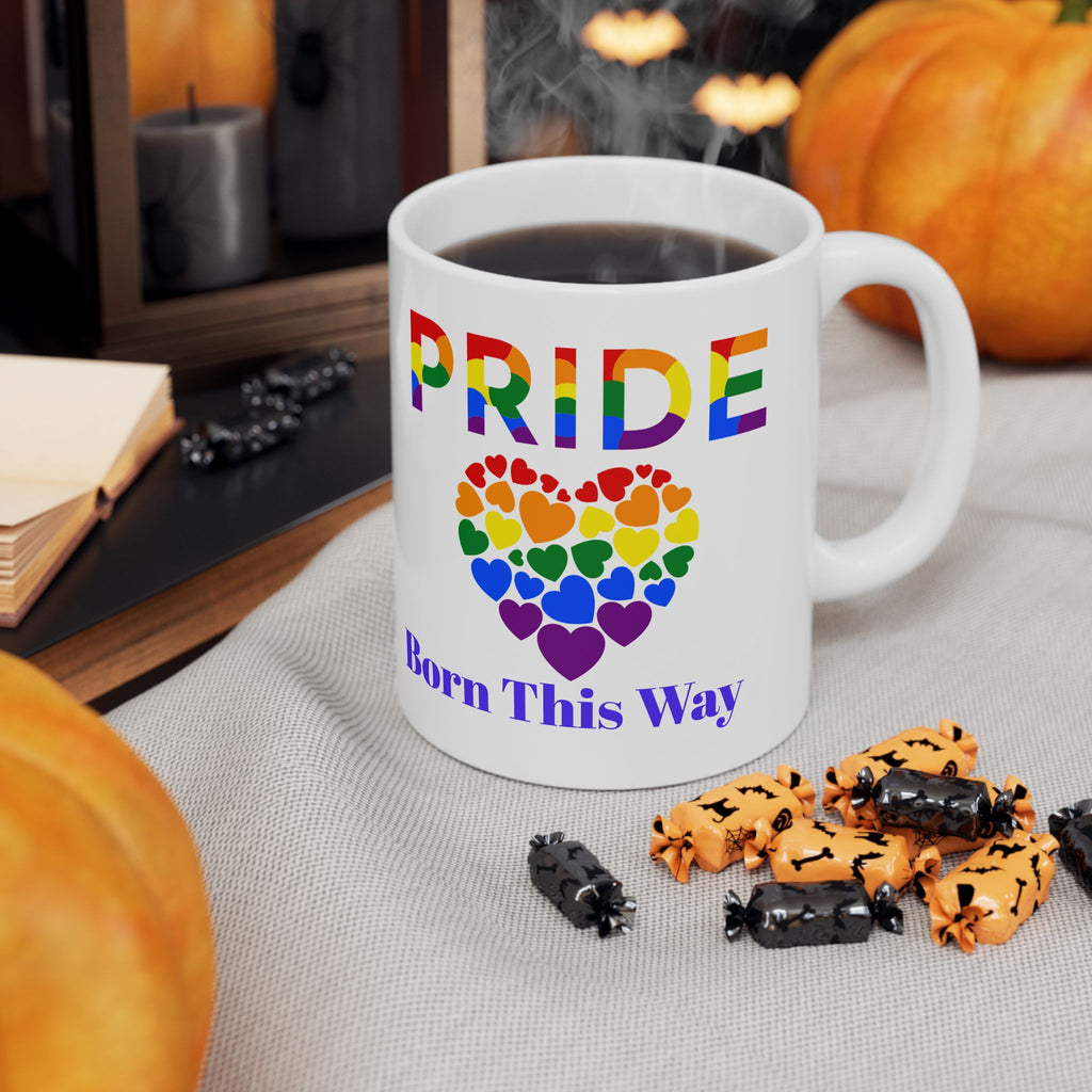 Pride Heart Mug – Bold Rainbow Love Statement