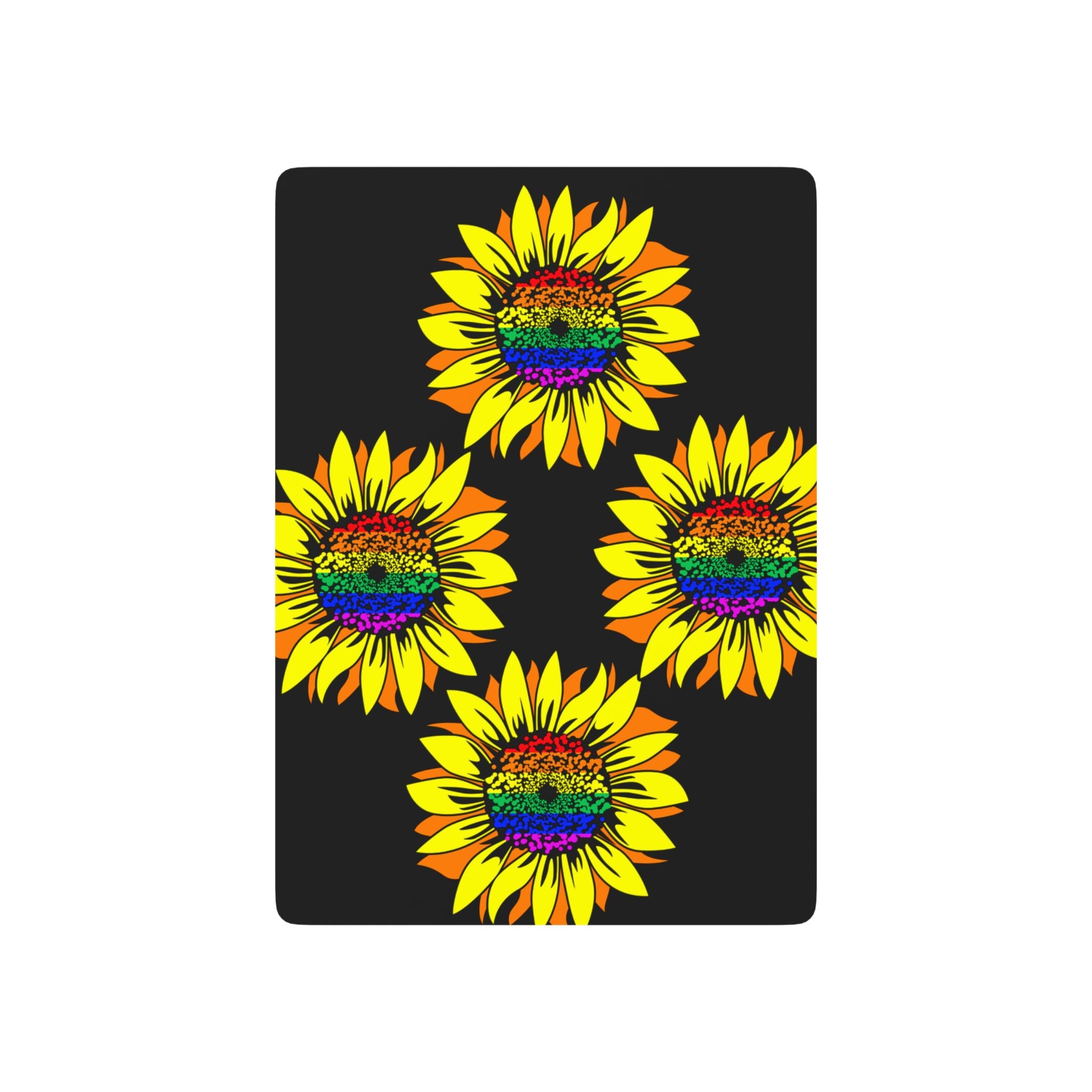 Sunburst Pride Playing Cards – Bold Floral Deck