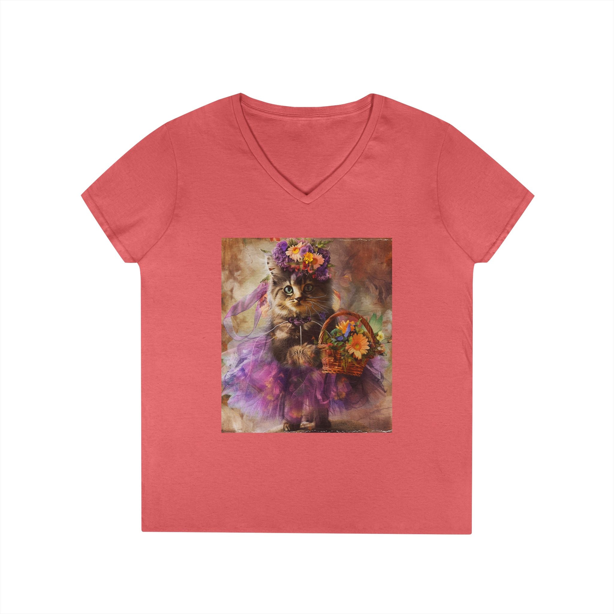 Boho Blossom Kitten – Artistic Garden Tee