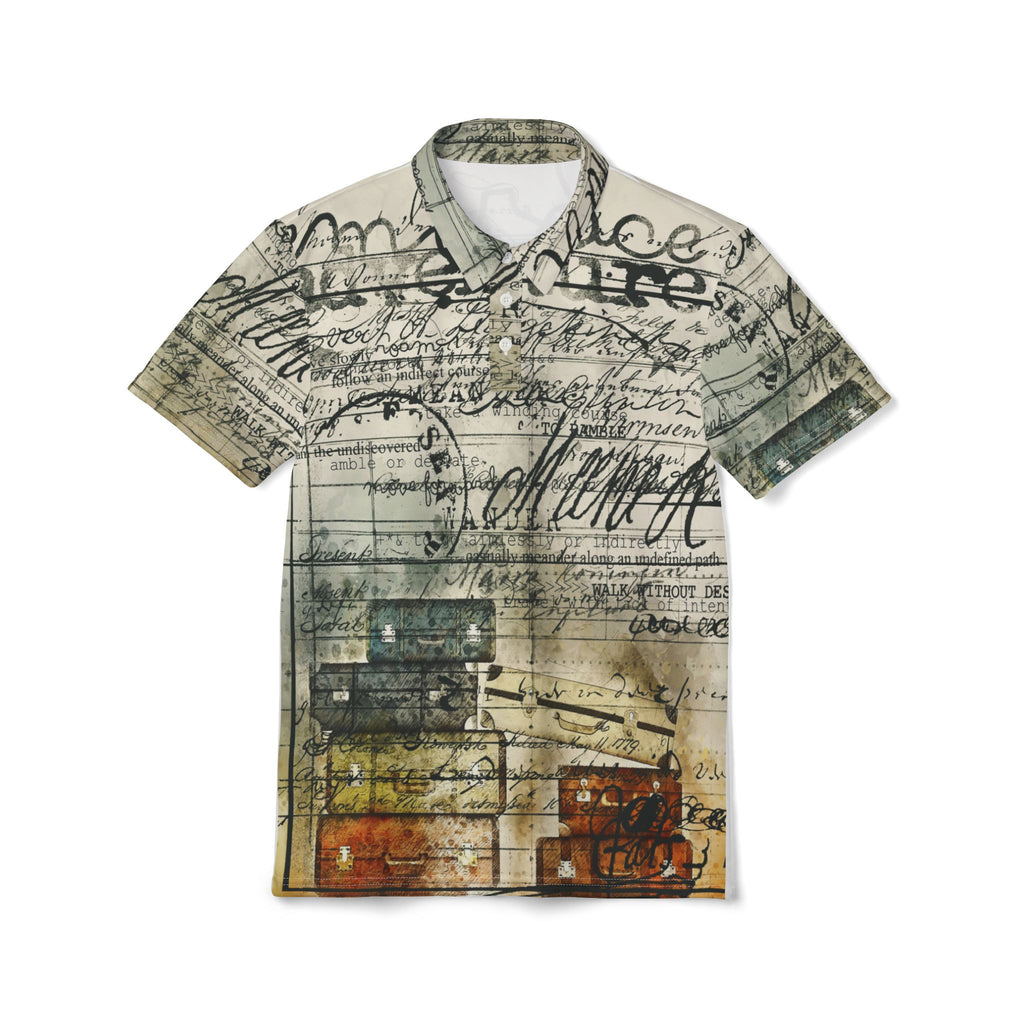 Vintage Traveler – Script & Journey Polo
