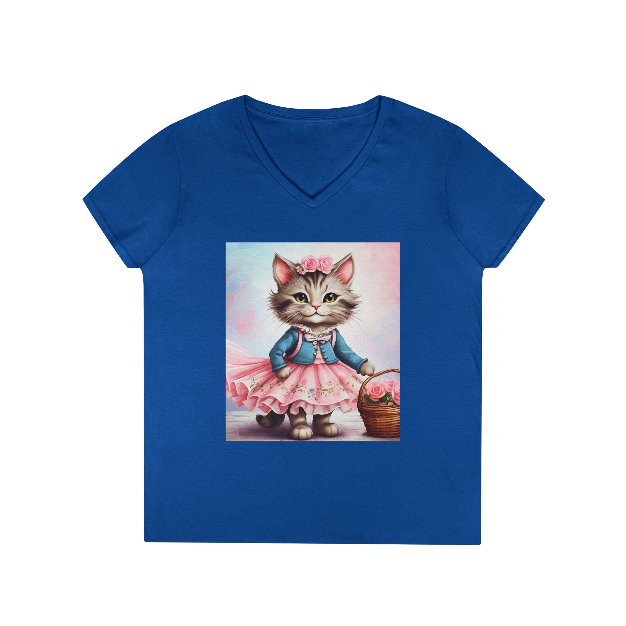 Spring Stroll Kitten – Charming Garden Tee