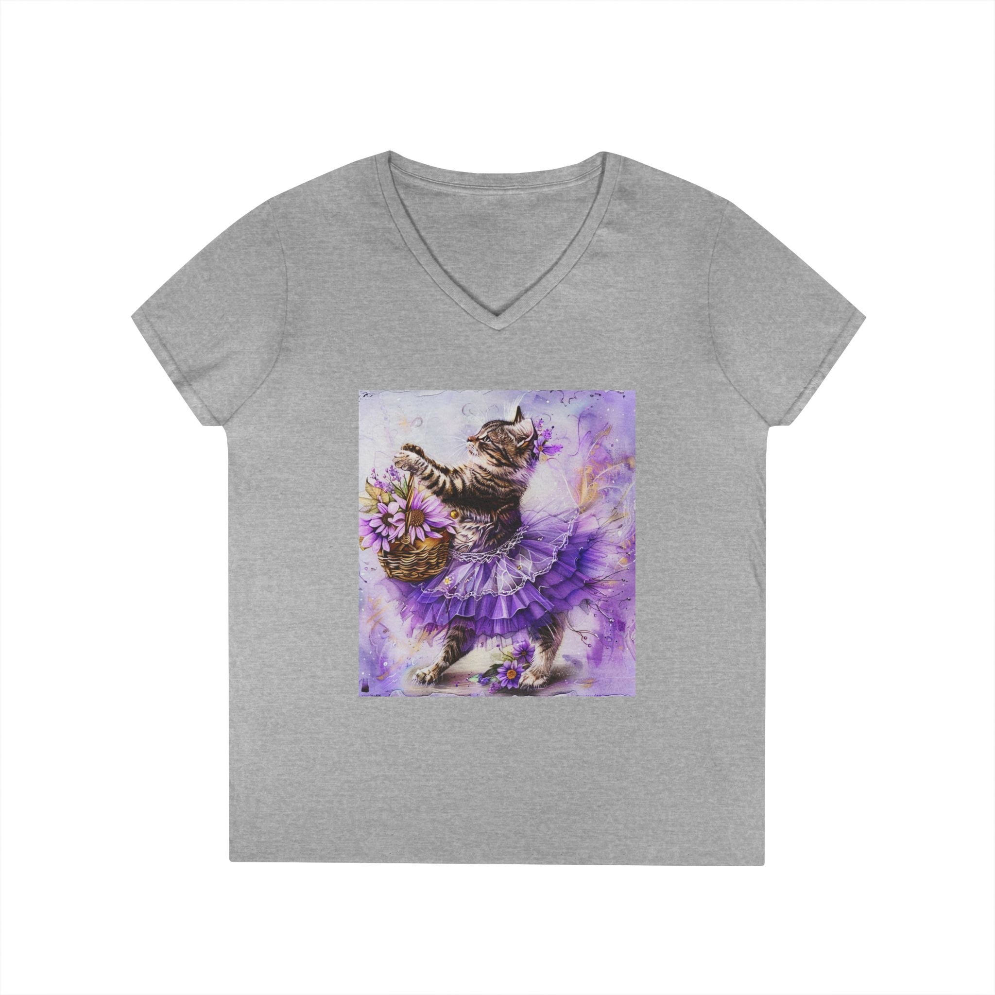 Lavender Leap Kitten – Ballet Bloom Tee